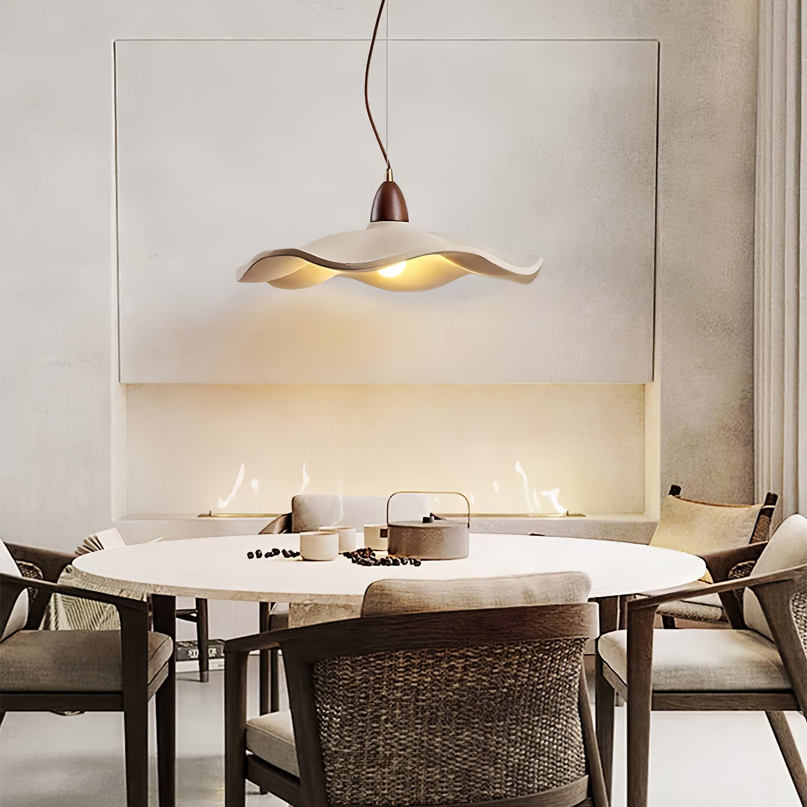WOW Cement Wave Pendant Light
