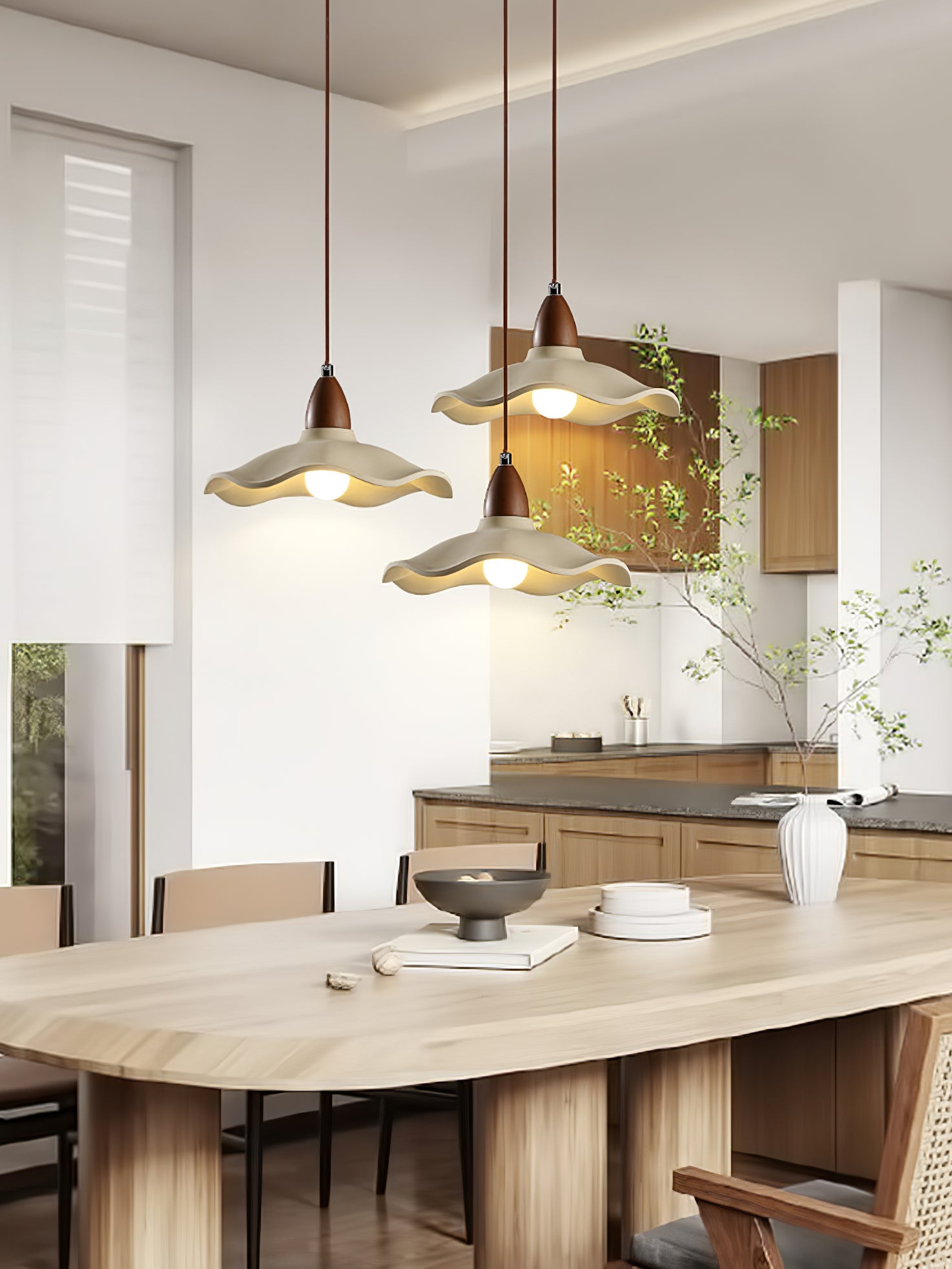 WOW Cement Wave Pendant Light