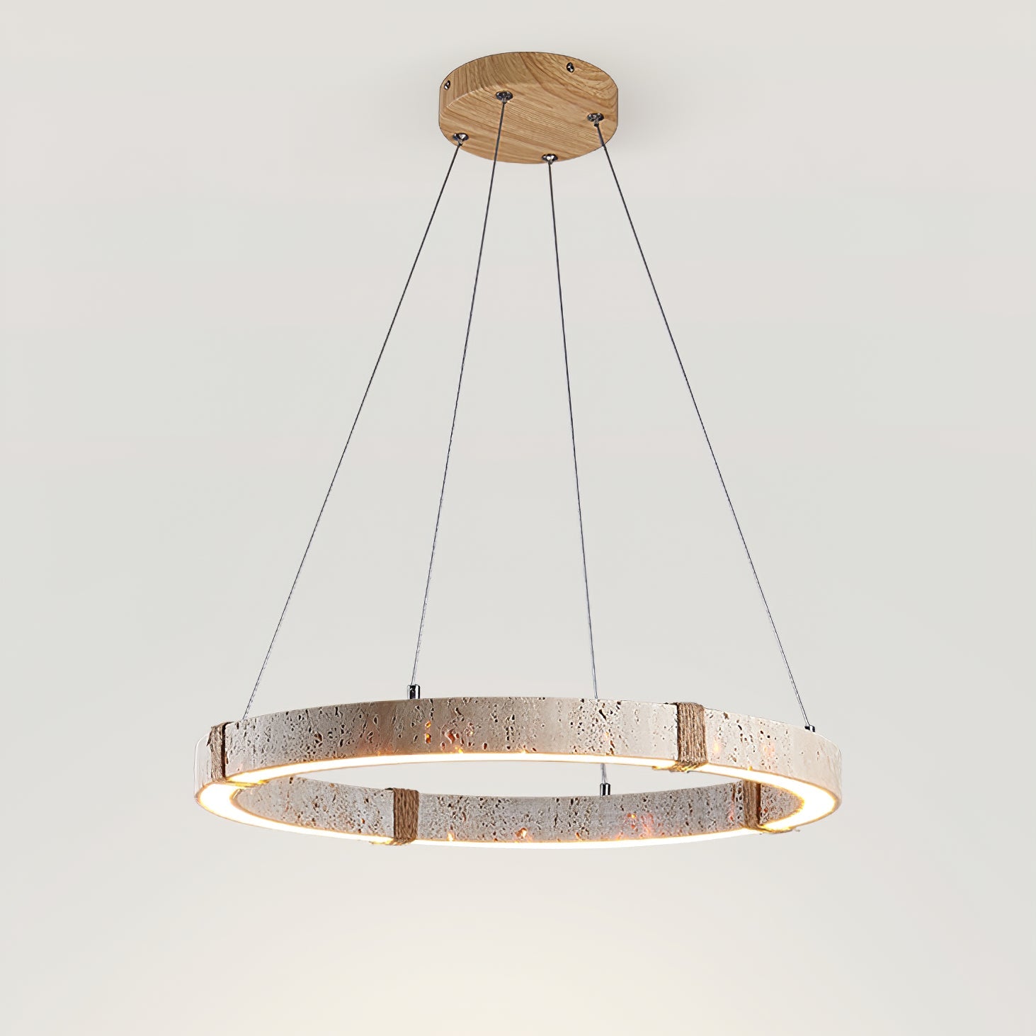 WOW Circle Travertine Pendant Lamp