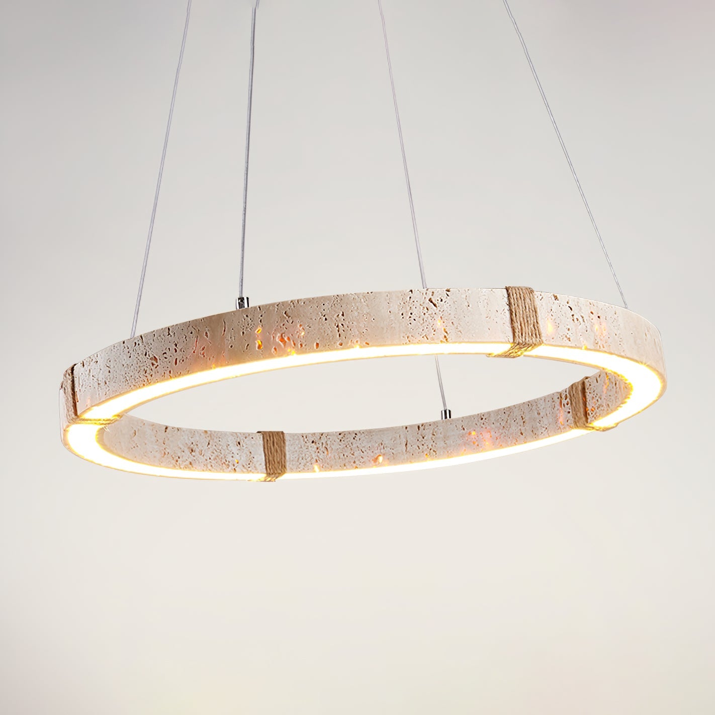 WOW Circle Travertine Pendant Lamp