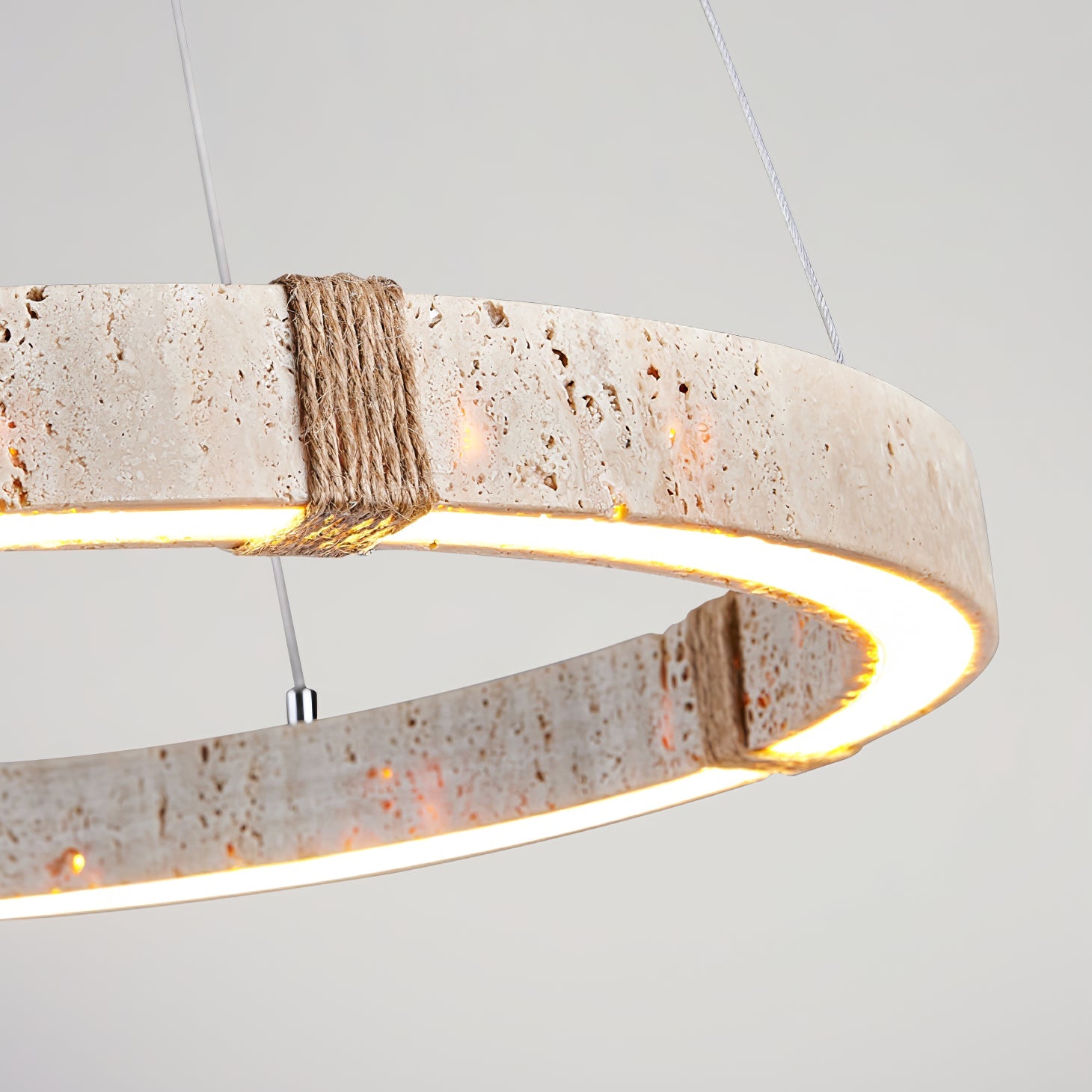 WOW Circle Travertine Pendant Lamp