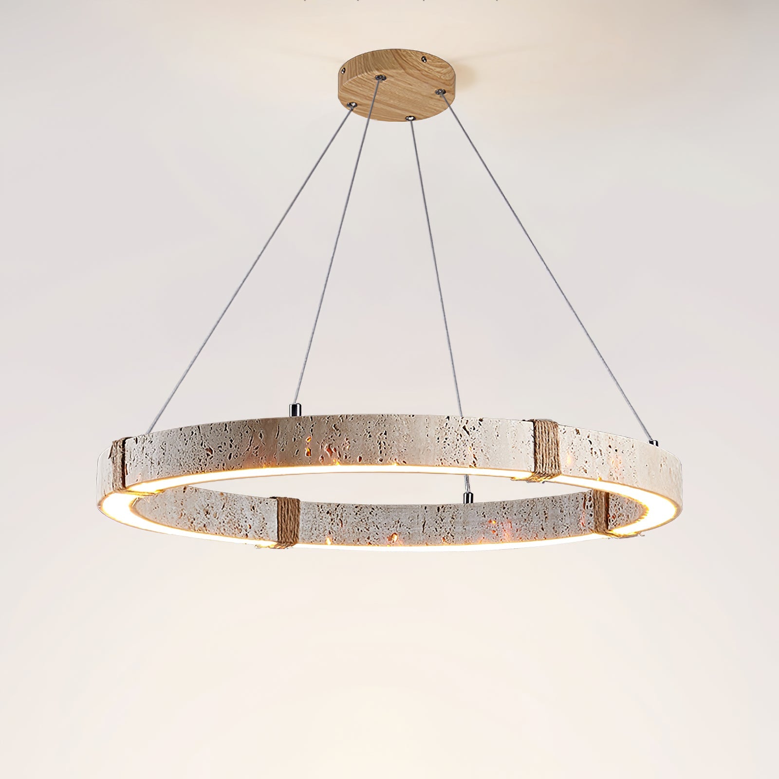 WOW Circle Travertine Pendant Lamp