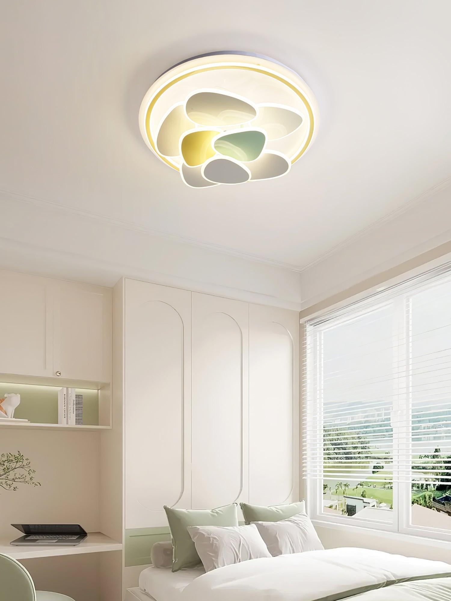 WOW Colorful Cloud Round Ceiling Lamp