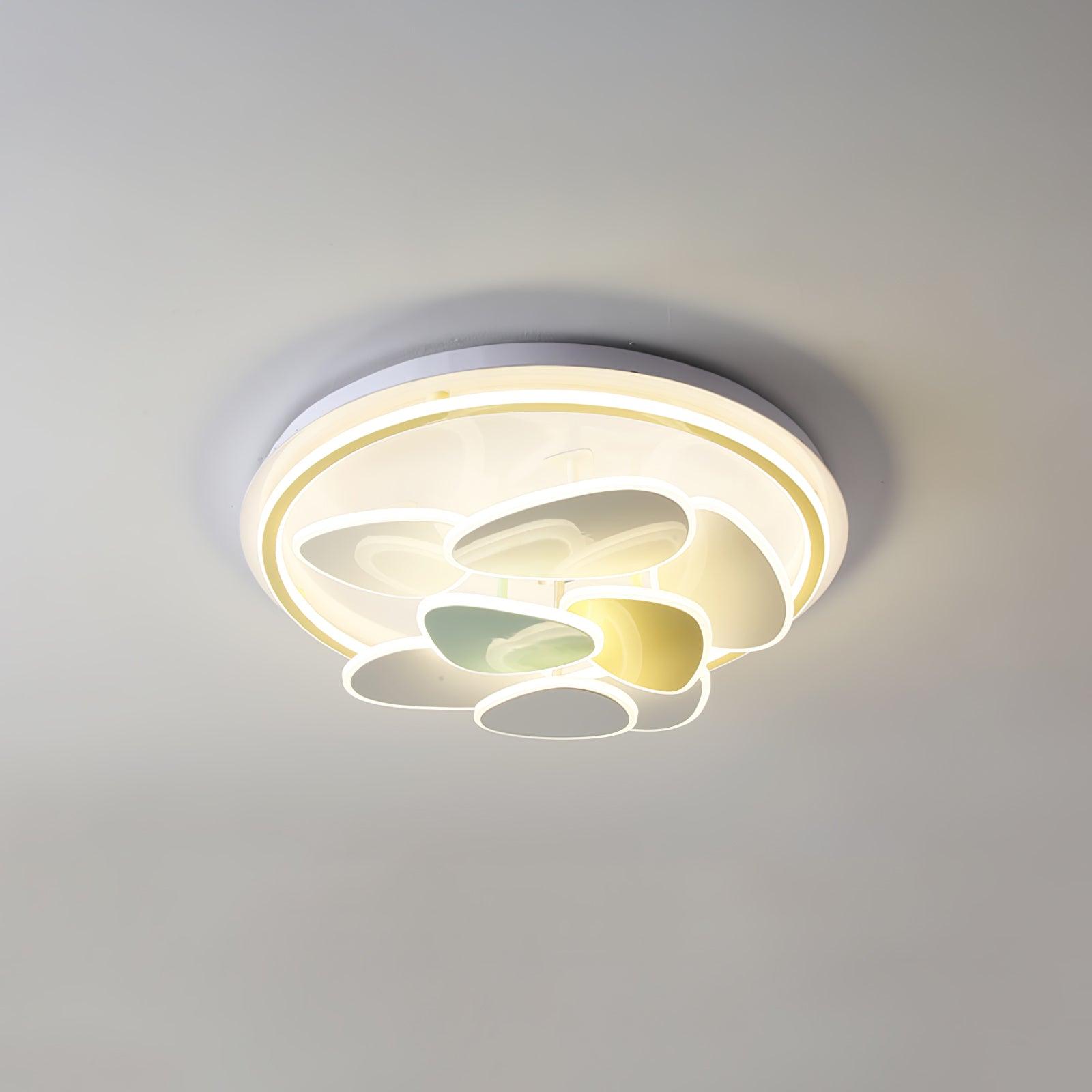 WOW Colorful Cloud Round Ceiling Lamp