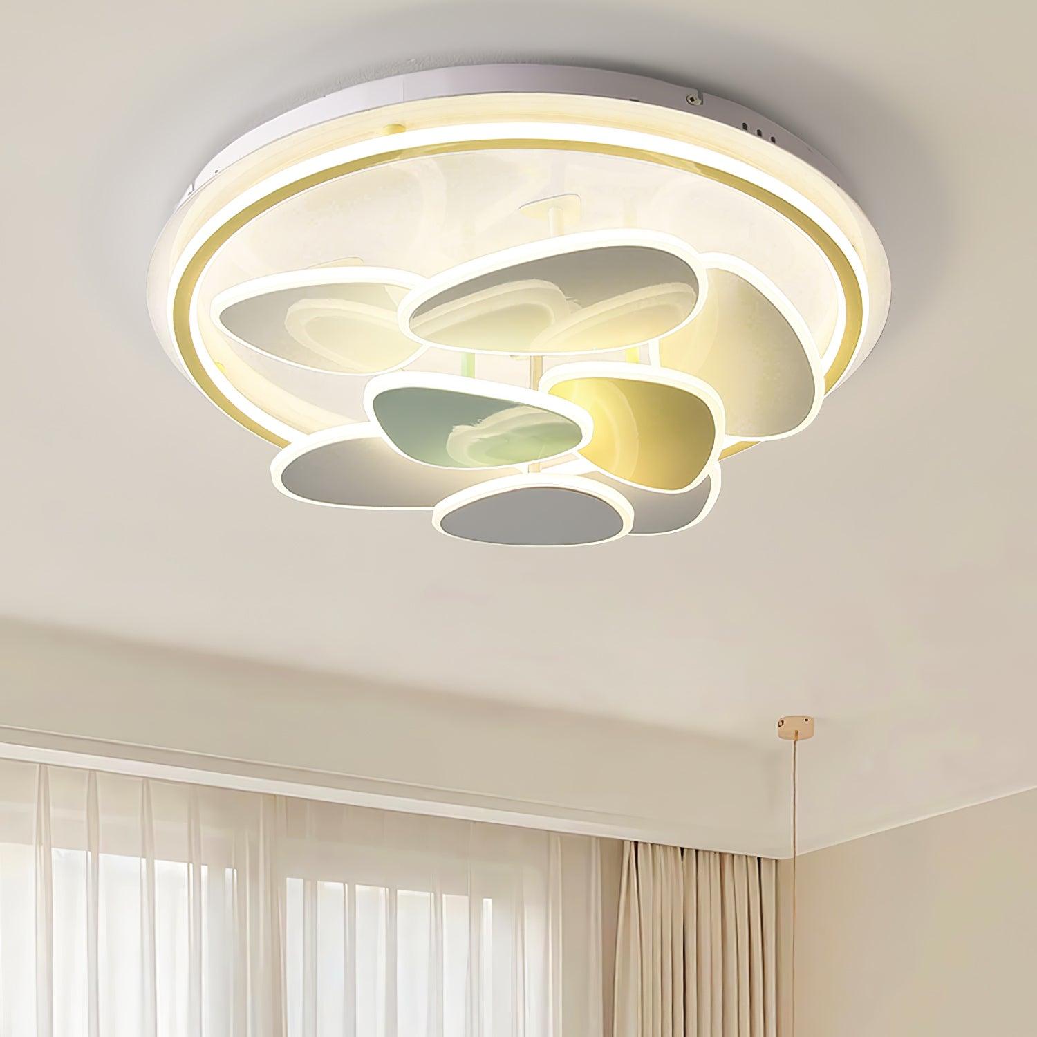 WOW Colorful Cloud Round Ceiling Lamp