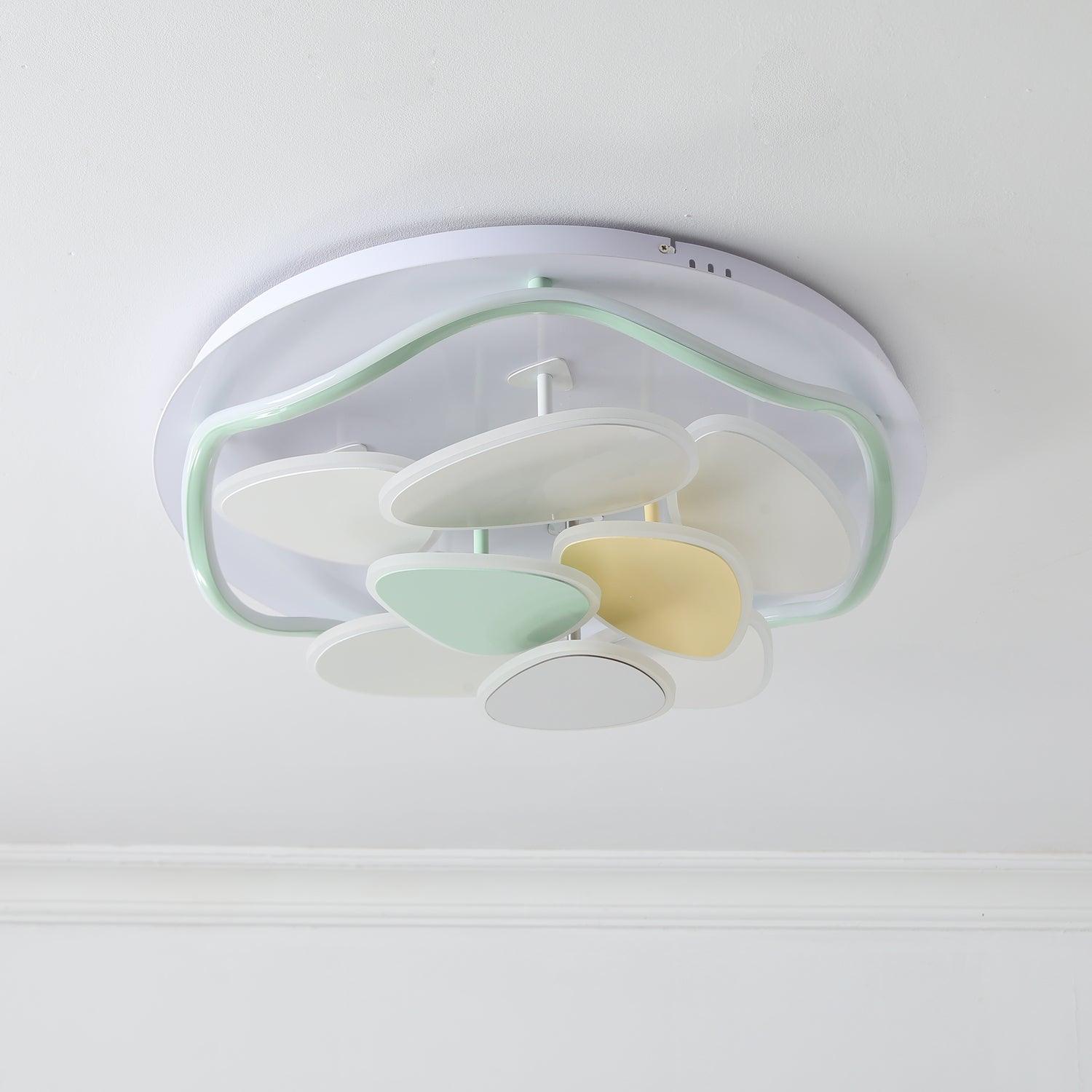 WOW Colorful Cloud Round Ceiling Lamp