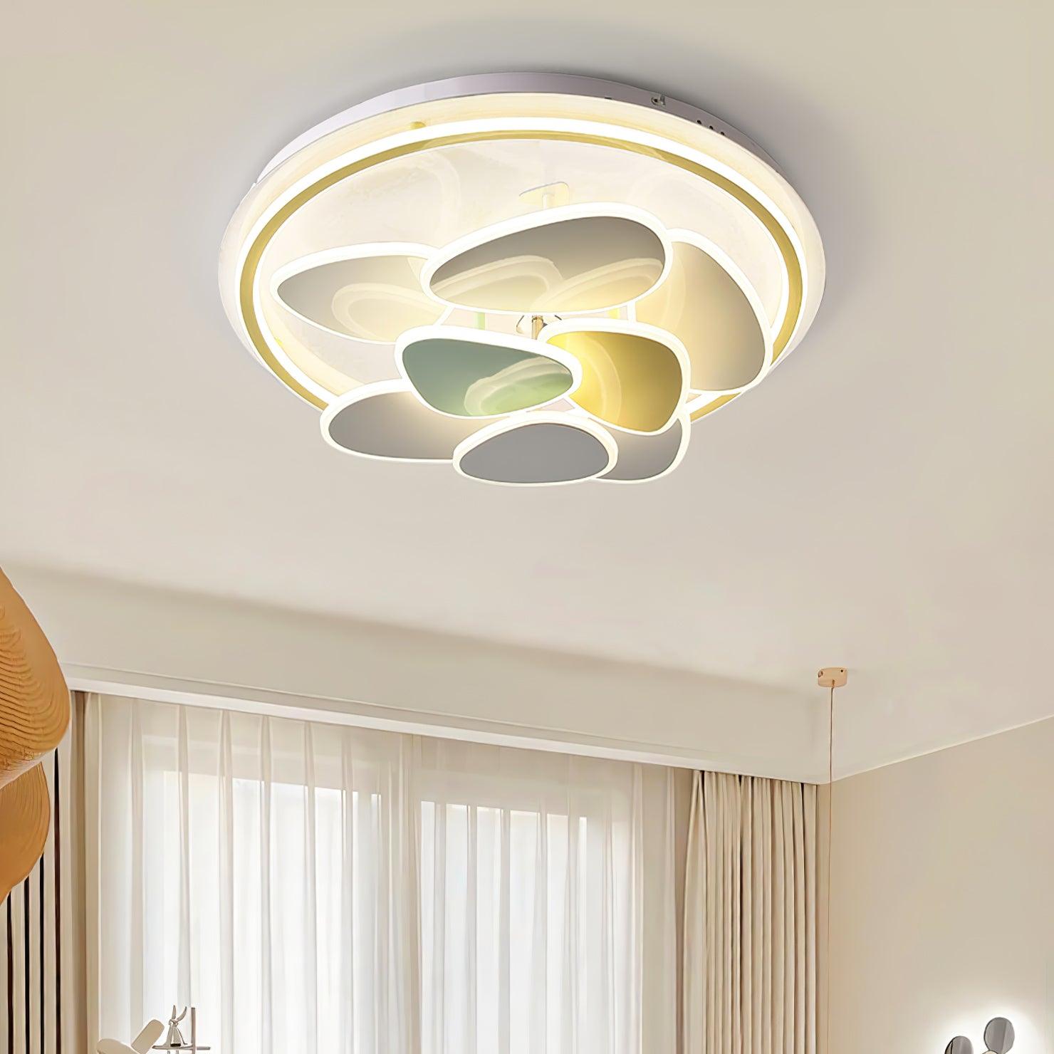 WOW Colorful Cloud Round Ceiling Lamp