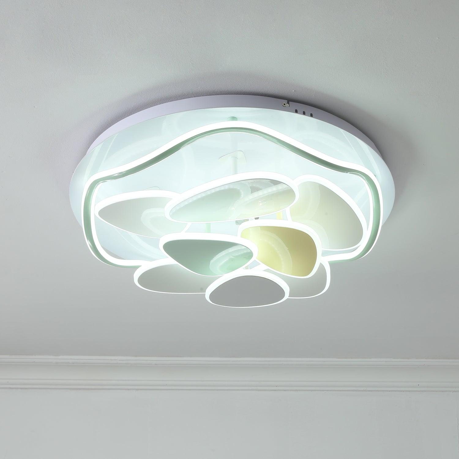 WOW Colorful Cloud Round Ceiling Lamp