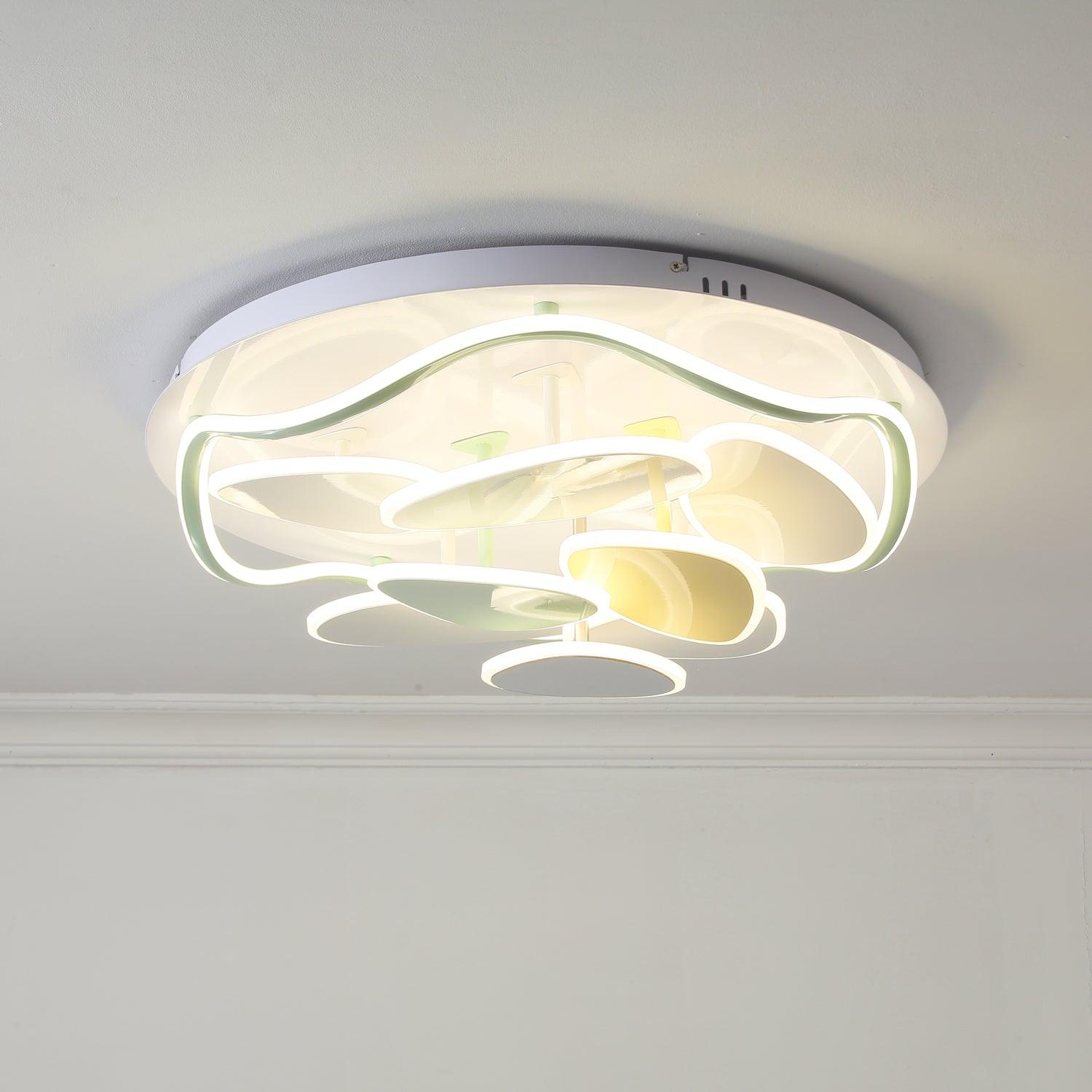 WOW Colorful Cloud Round Ceiling Lamp