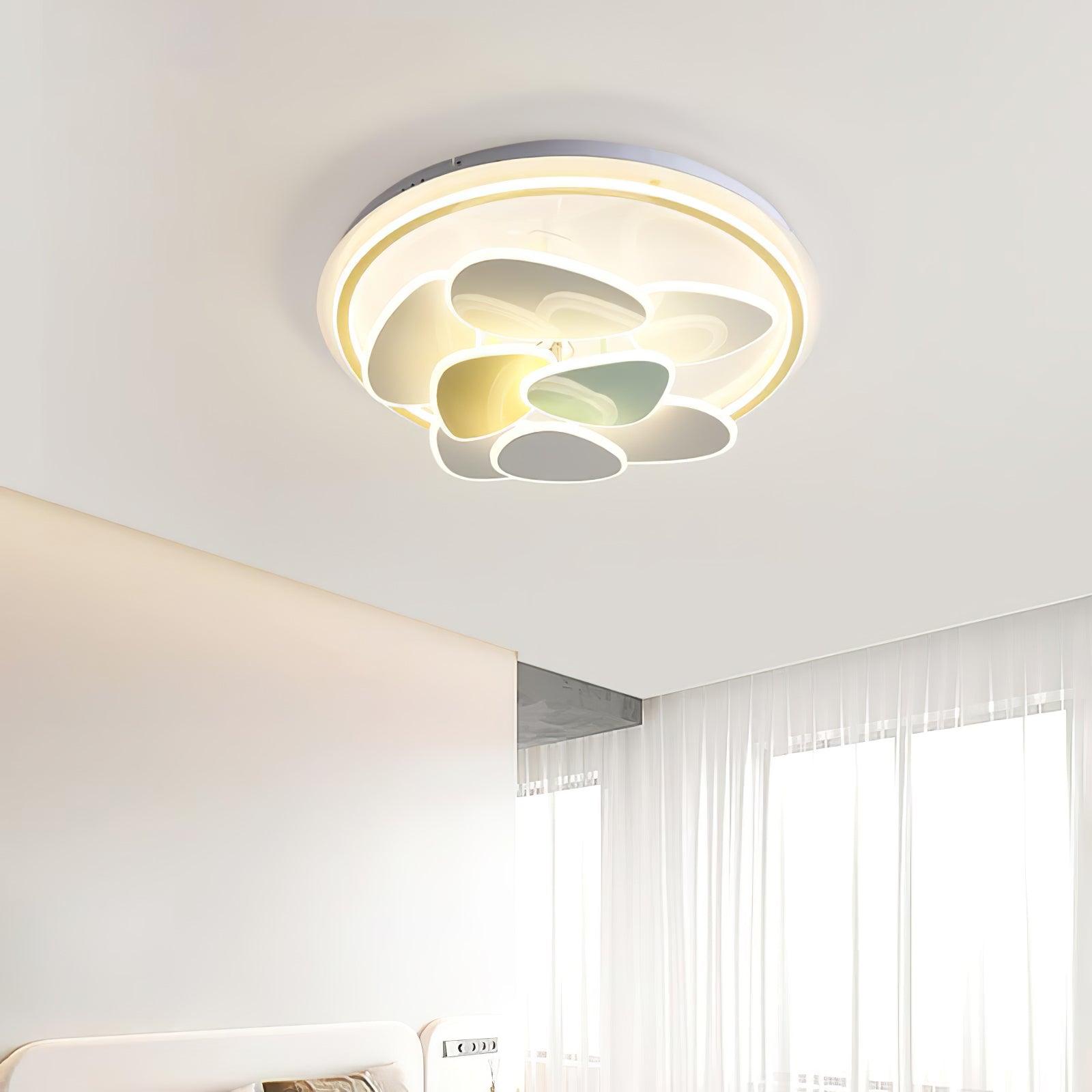 WOW Colorful Cloud Round Ceiling Lamp