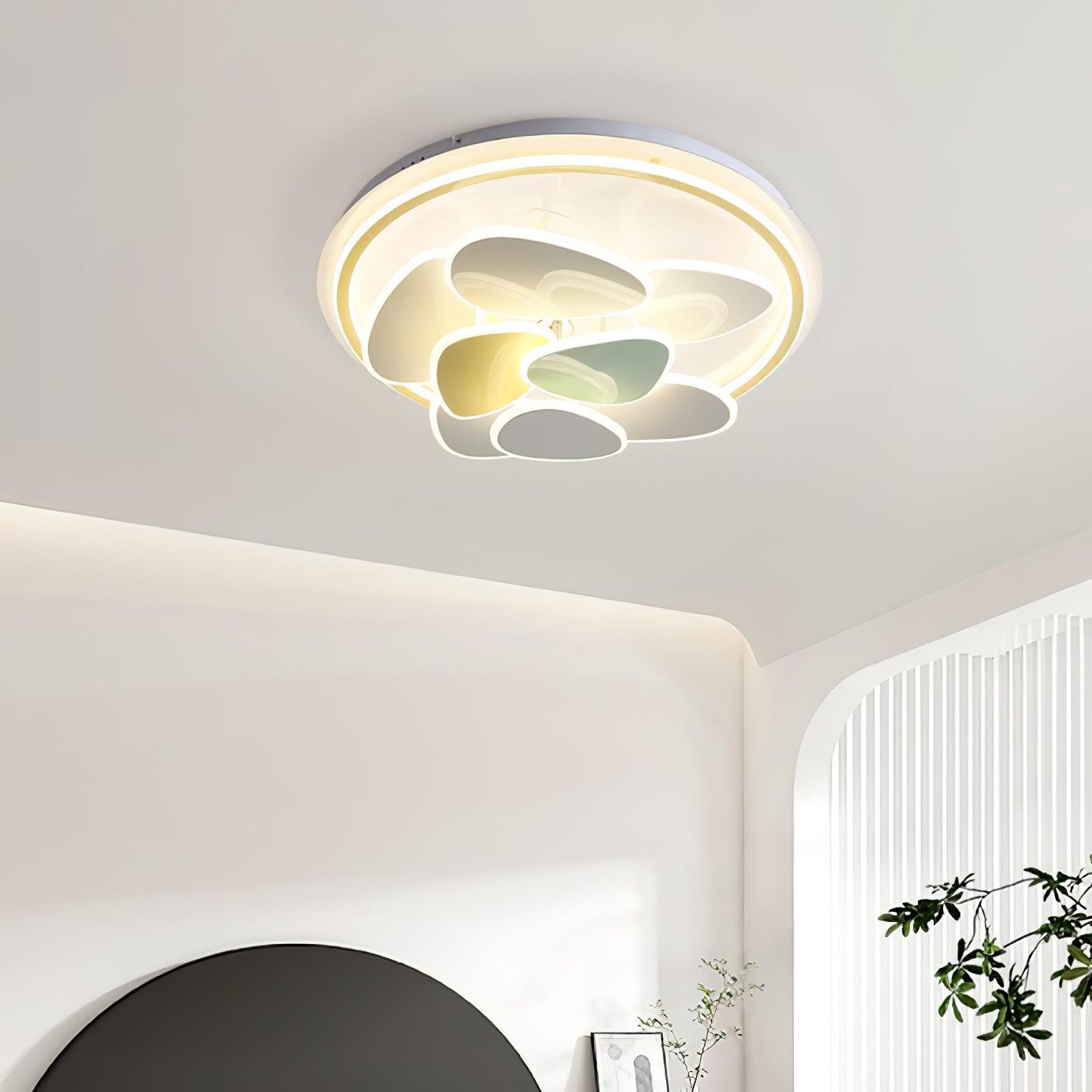 WOW Colorful Cloud Round Ceiling Lamp