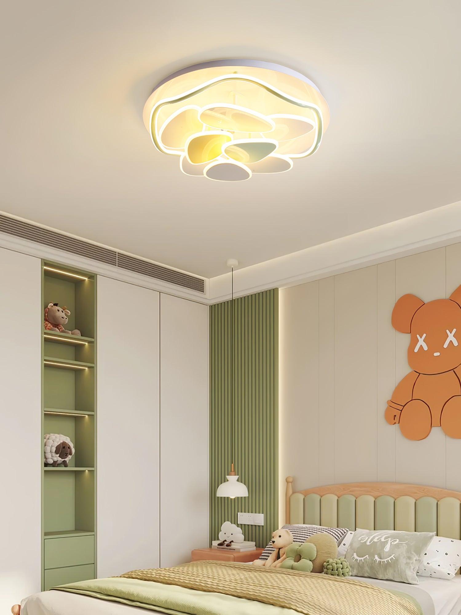 WOW Colorful Cloud Round Ceiling Lamp