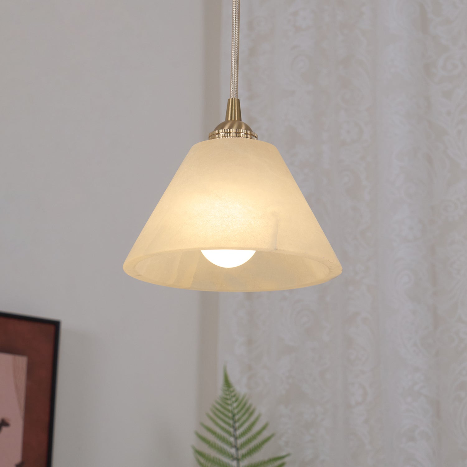WOW Conical Brass Pendant Lamp