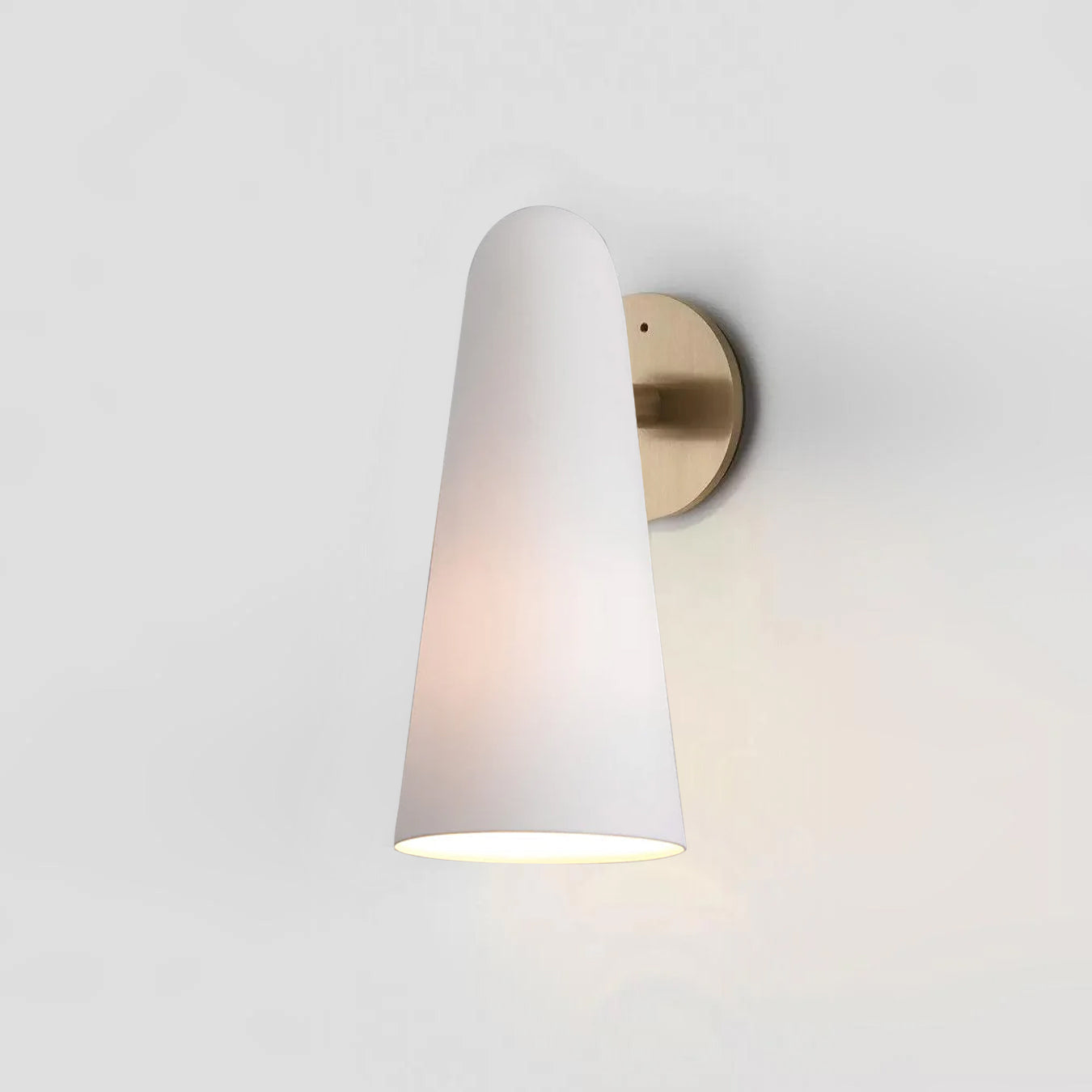 WOW Conical Glass Plug-in Wall Lamp