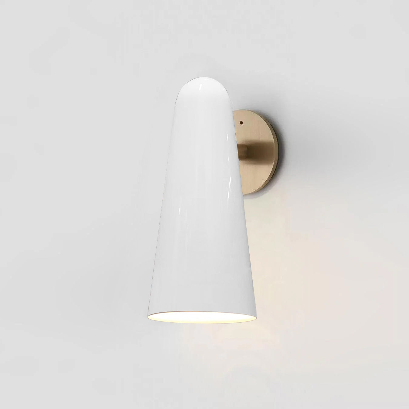 WOW Conical Glass Plug-in Wall Lamp