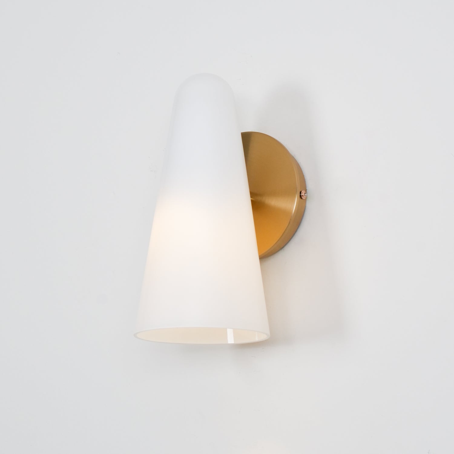WOW Conical Glass Plug-in Wall Lamp