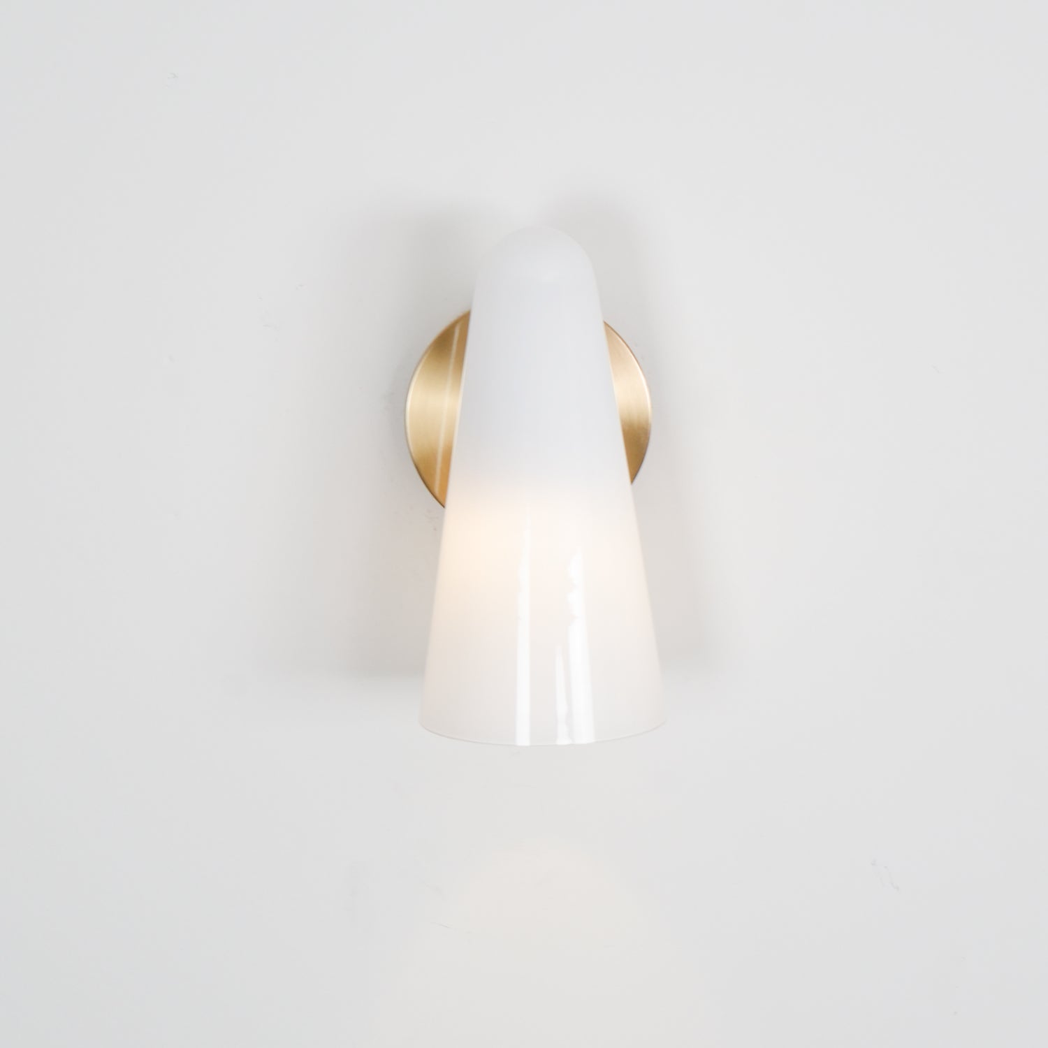 WOW Conical Glass Plug-in Wall Lamp