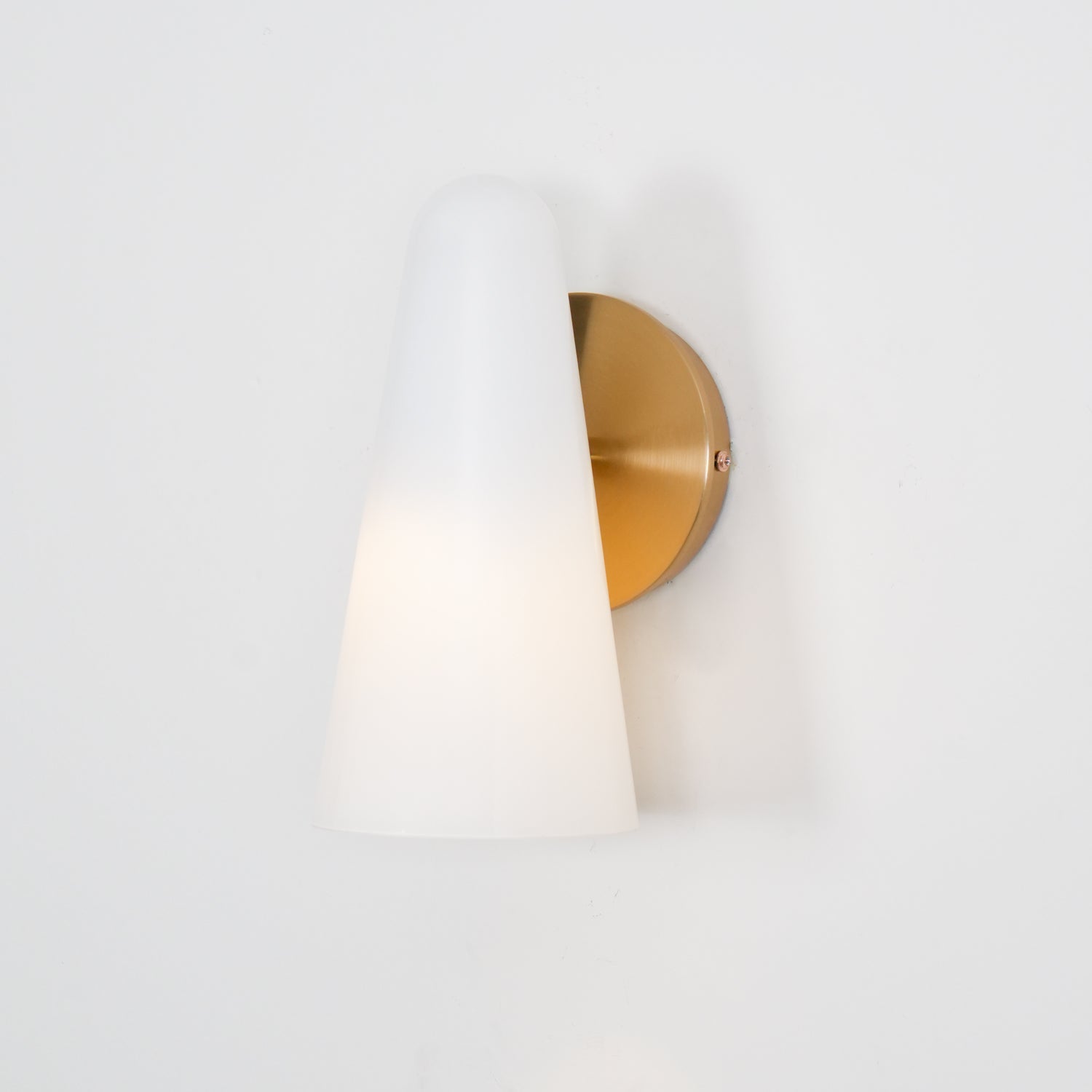 WOW Conical Glass Plug-in Wall Lamp