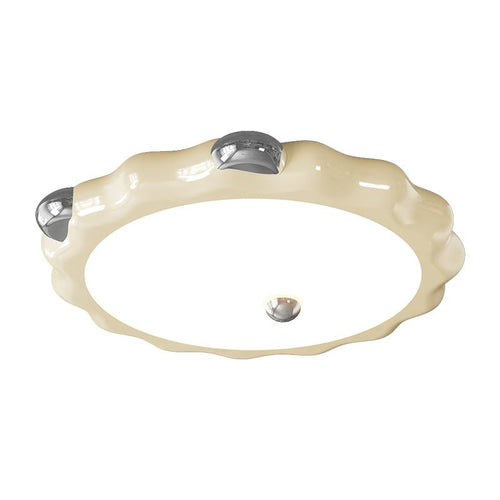 WOW Cream Puffering Ceiling Light