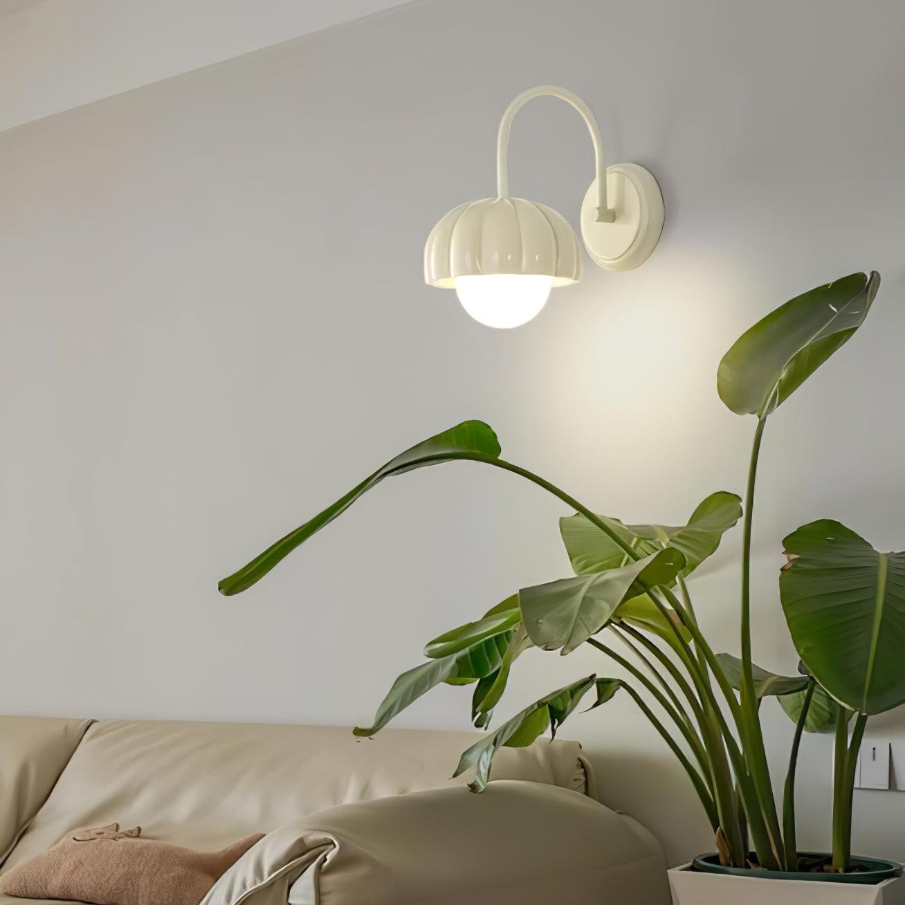 WOW Creamy Pumpkin Wall Light