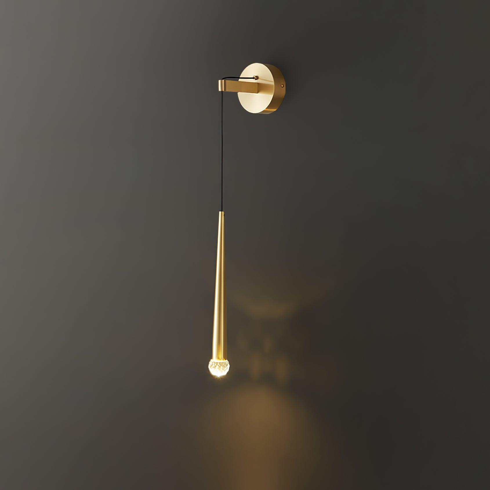 WOW Crystal Conical Wall Lamp