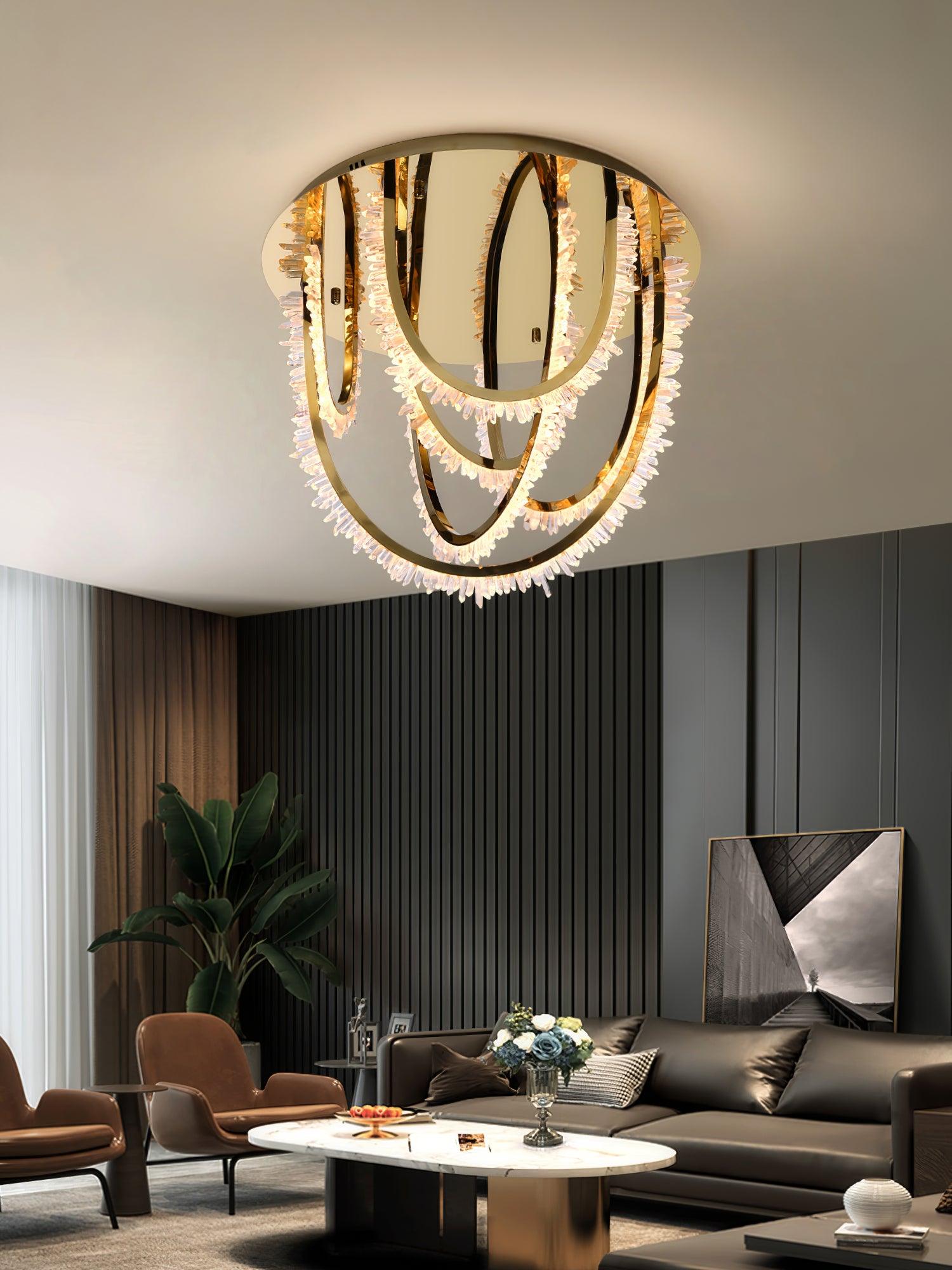 WOW Crystal Corde Ceiling Light