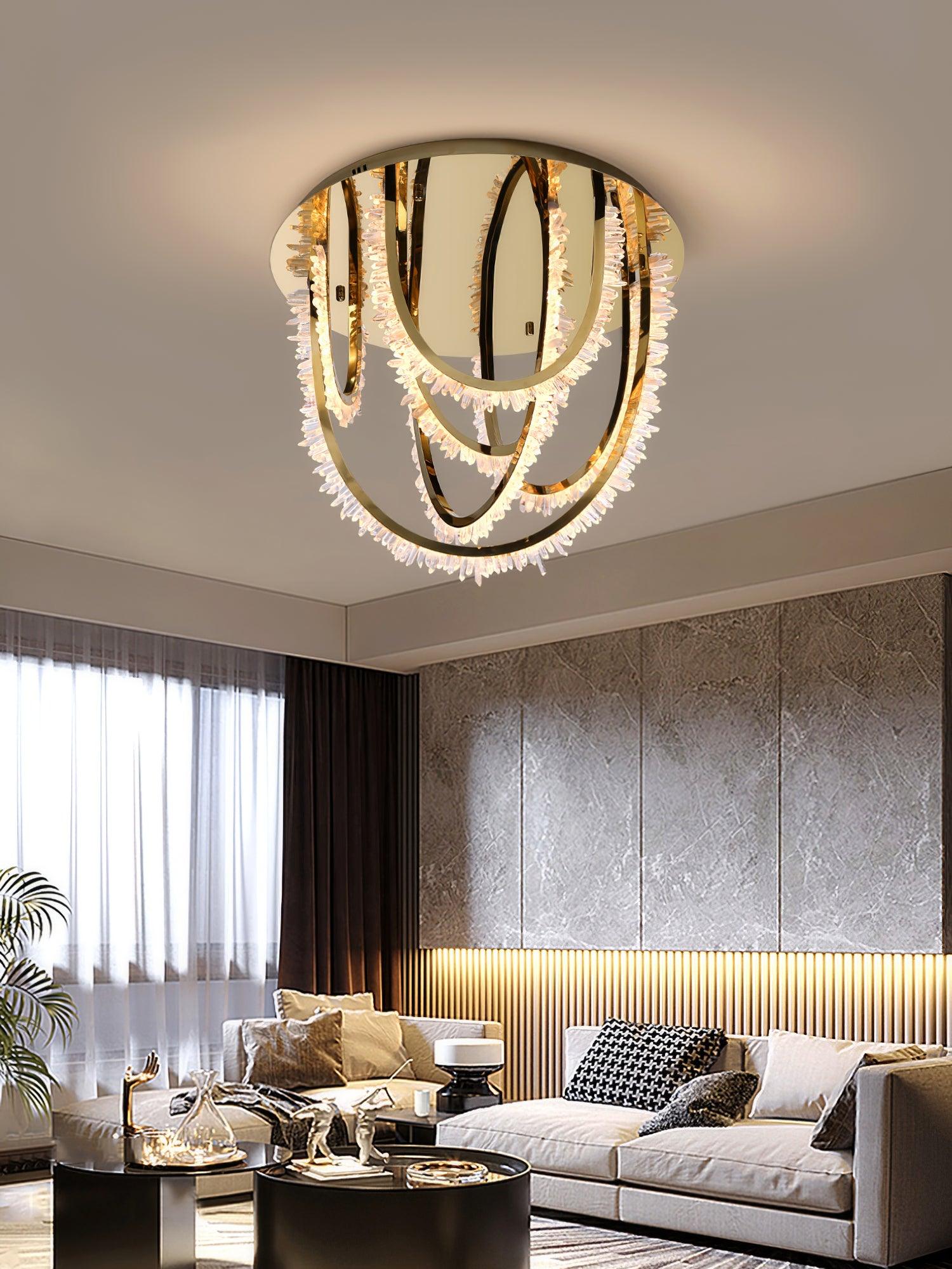 WOW Crystal Corde Ceiling Light