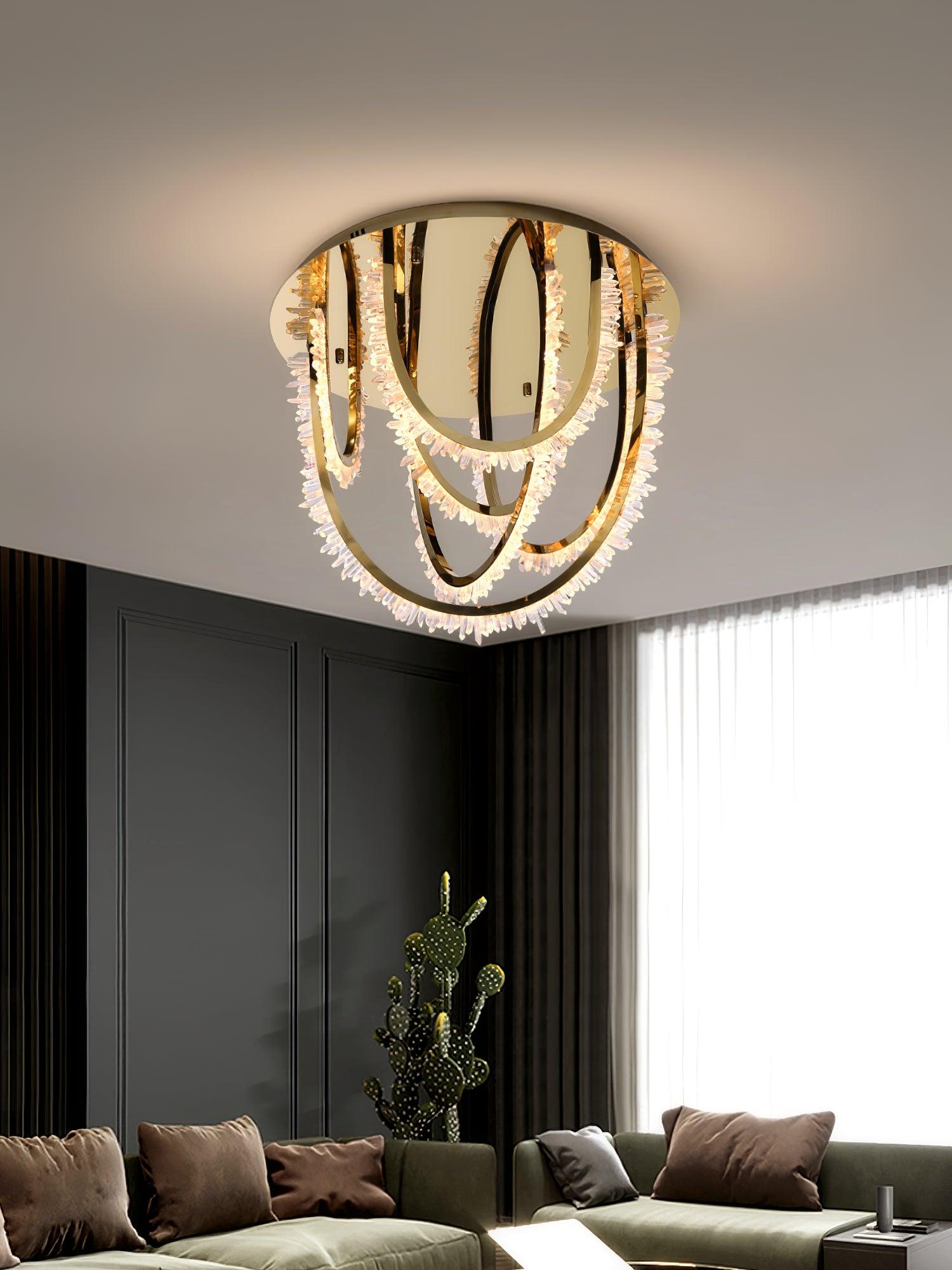 WOW Crystal Corde Ceiling Light