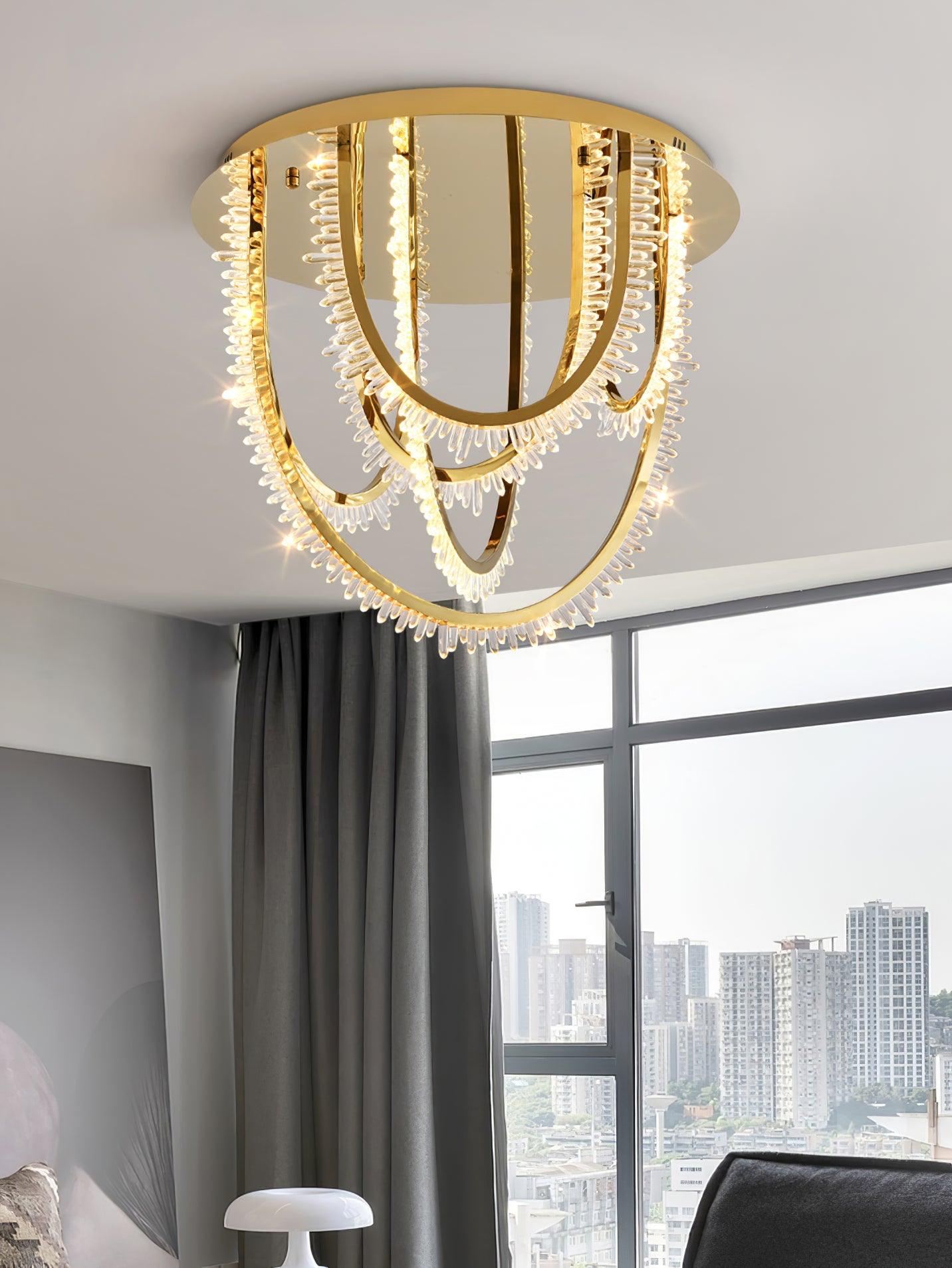 WOW Crystal Corde Ceiling Light