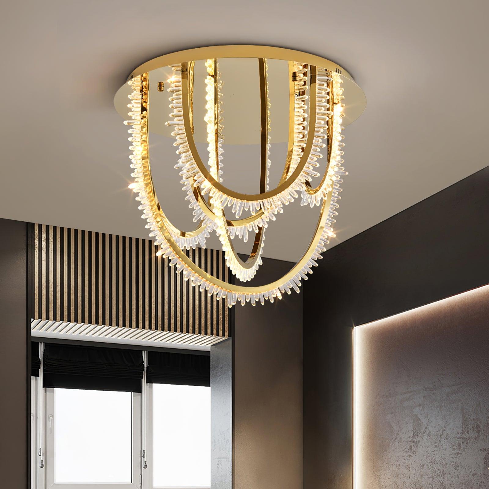 WOW Crystal Corde Ceiling Light