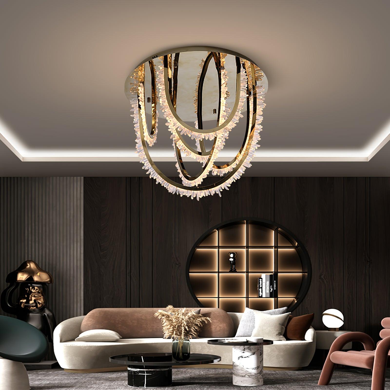 WOW Crystal Corde Ceiling Light