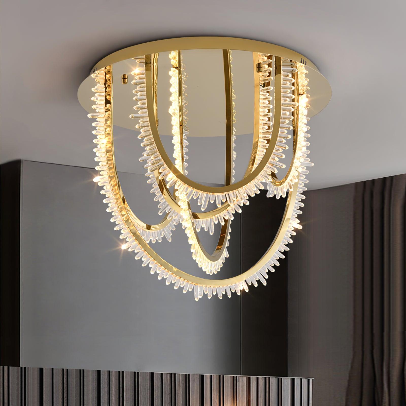 WOW Crystal Corde Ceiling Light