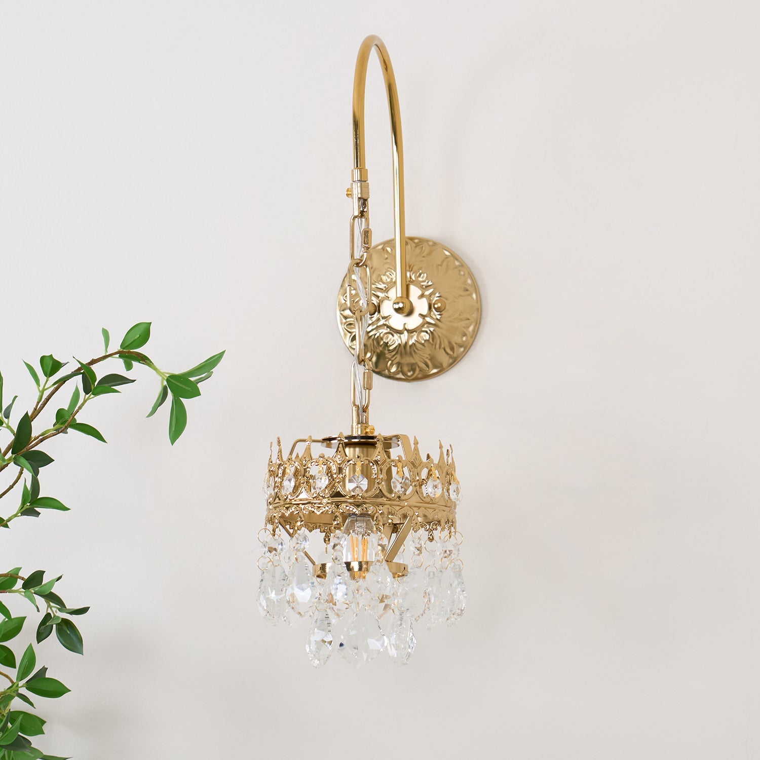 WOW Crystal Crown Sconce