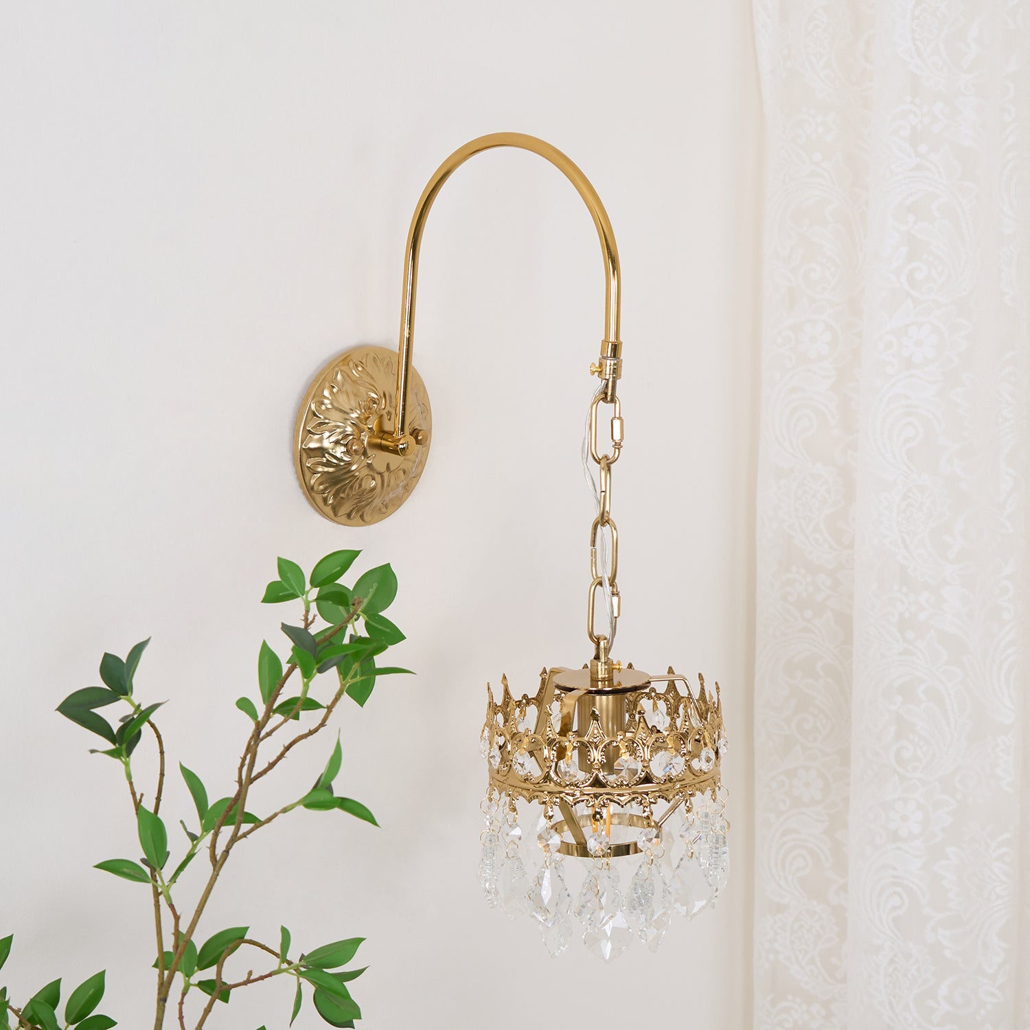 WOW Crystal Crown Sconce