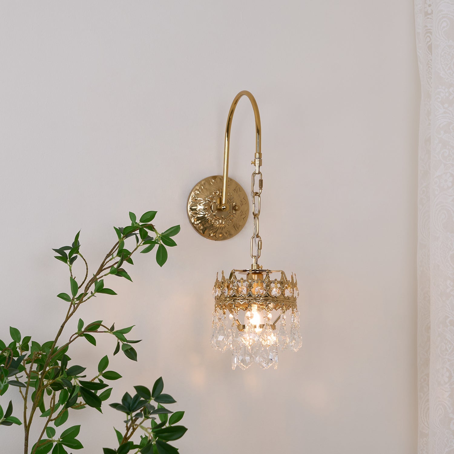 WOW Crystal Crown Sconce