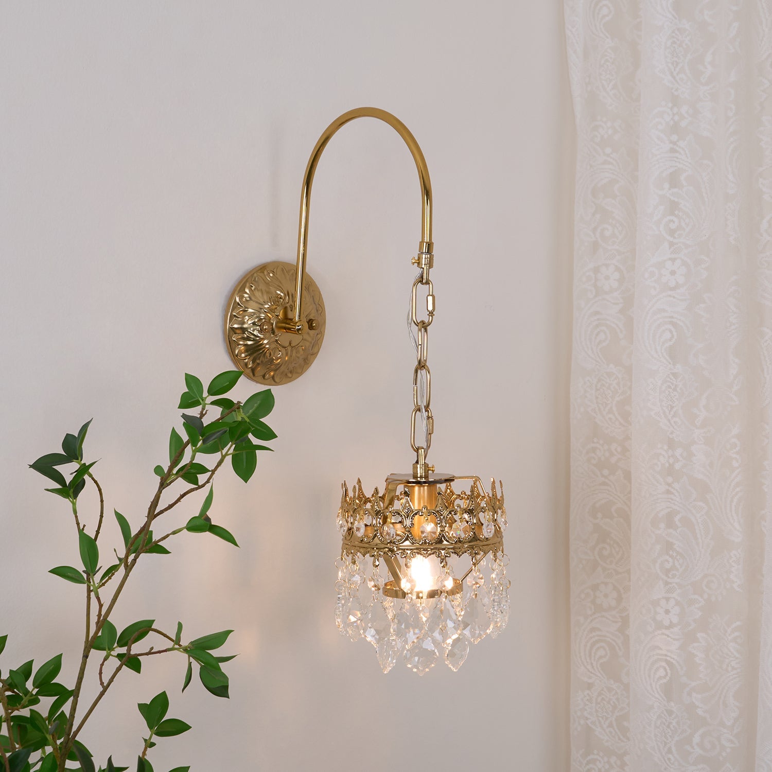 WOW Crystal Crown Sconce