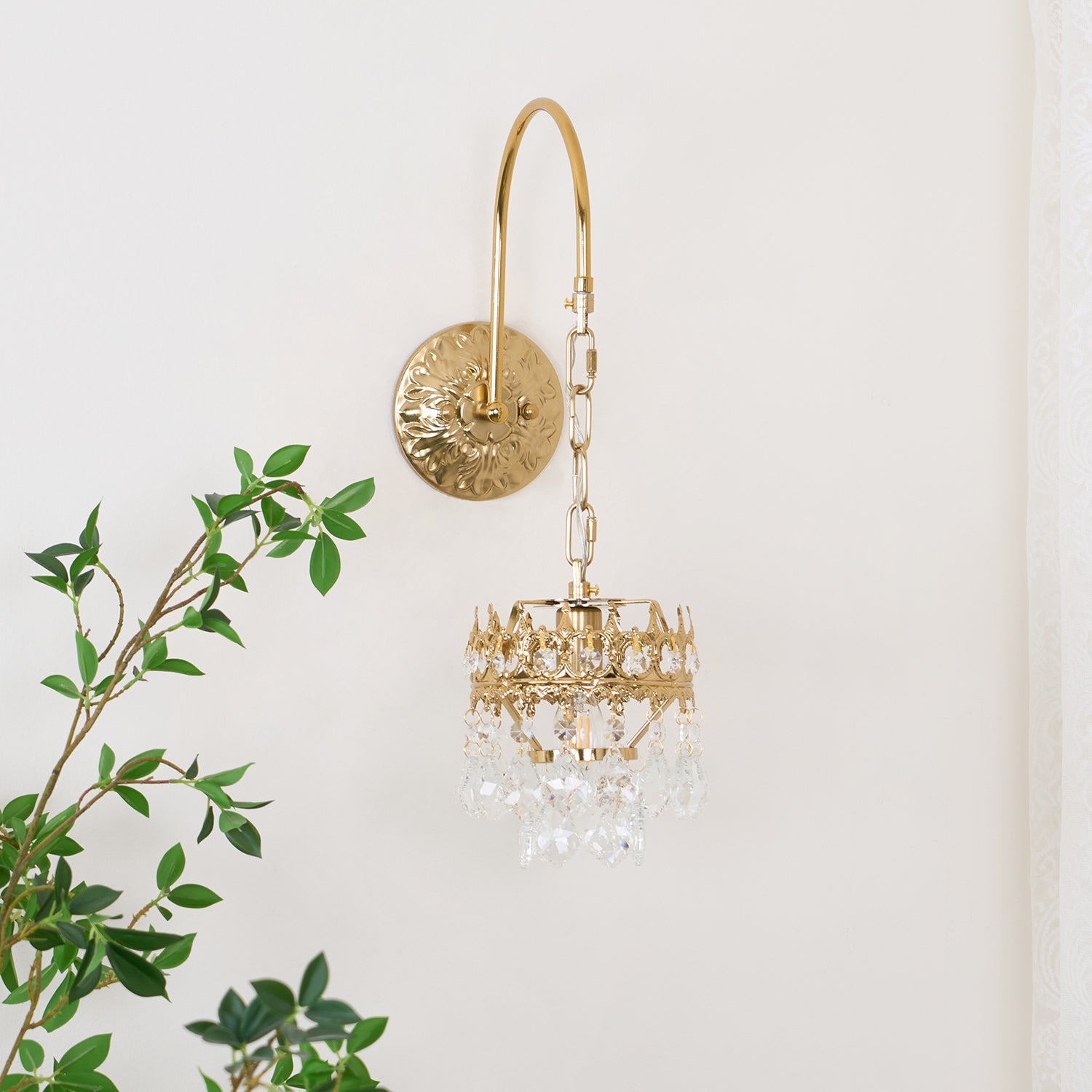 WOW Crystal Crown Sconce