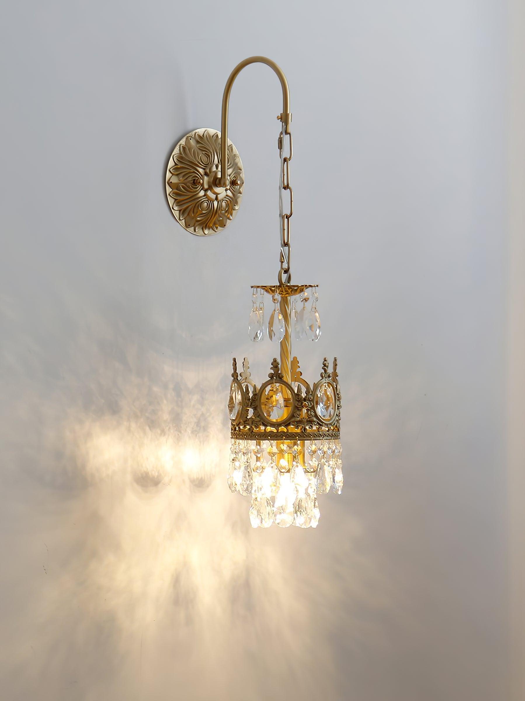 WOW Crystal Crown Wall Light