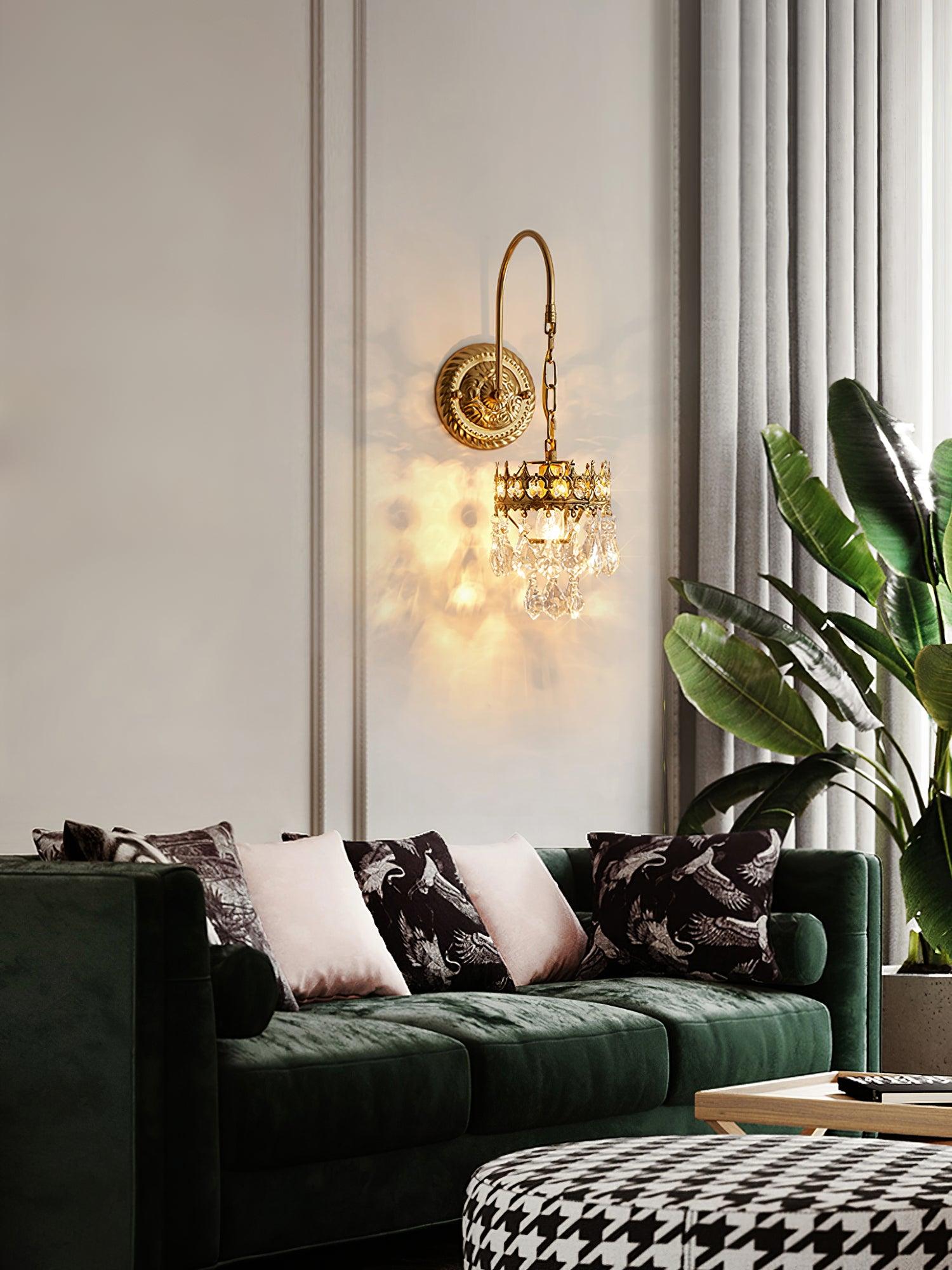 WOW Crystal Crown Sconce