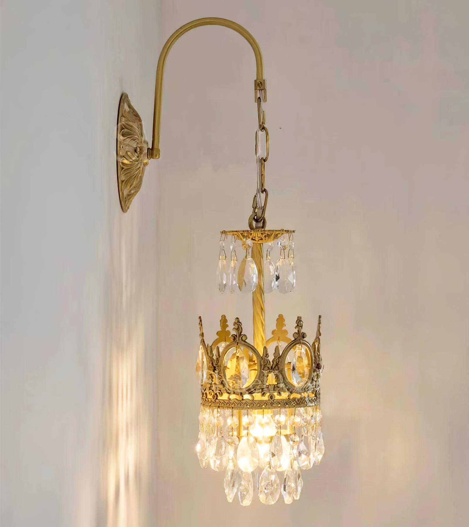 WOW Crystal Crown Wall Light