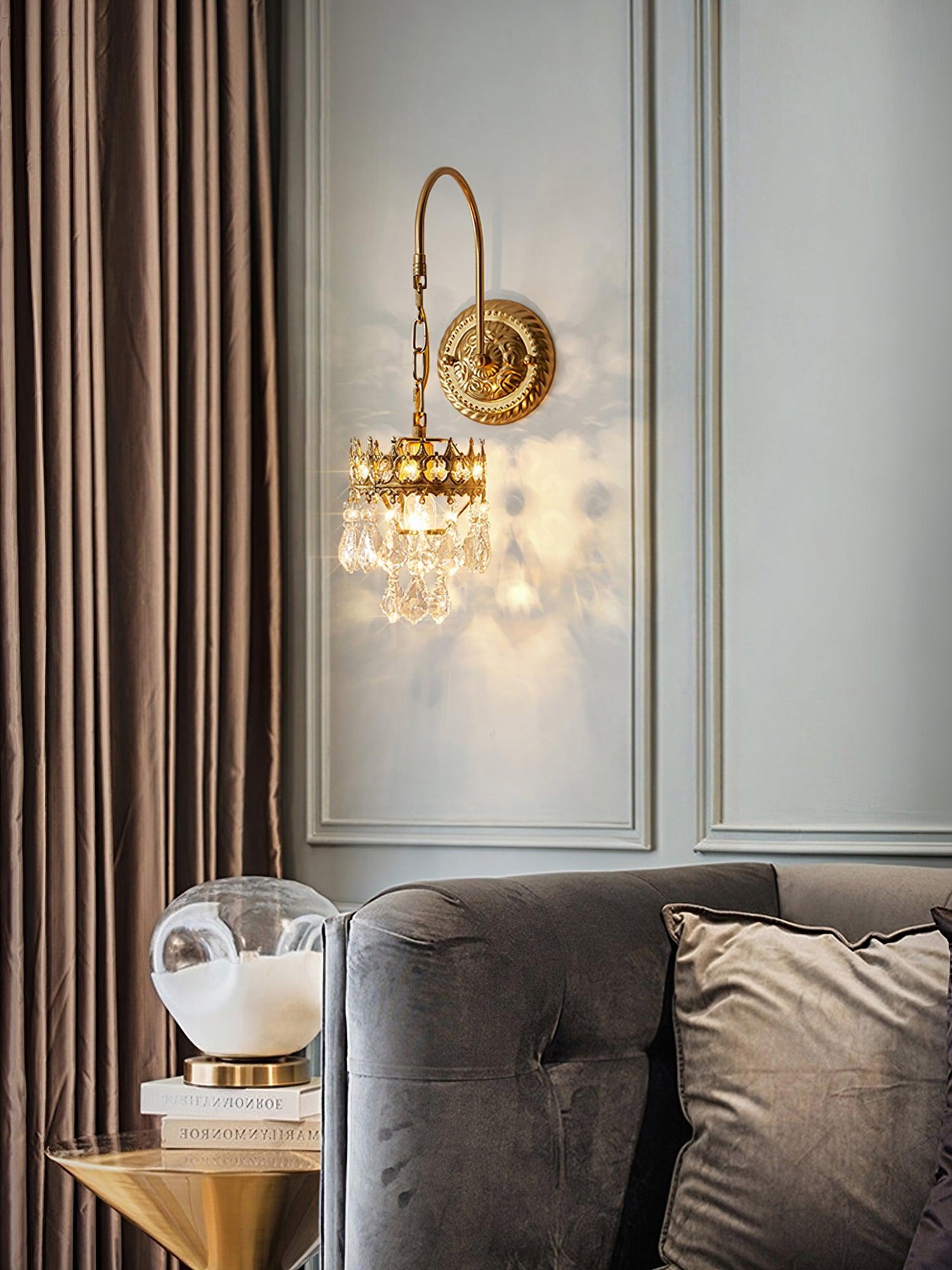 WOW Crystal Crown Sconce