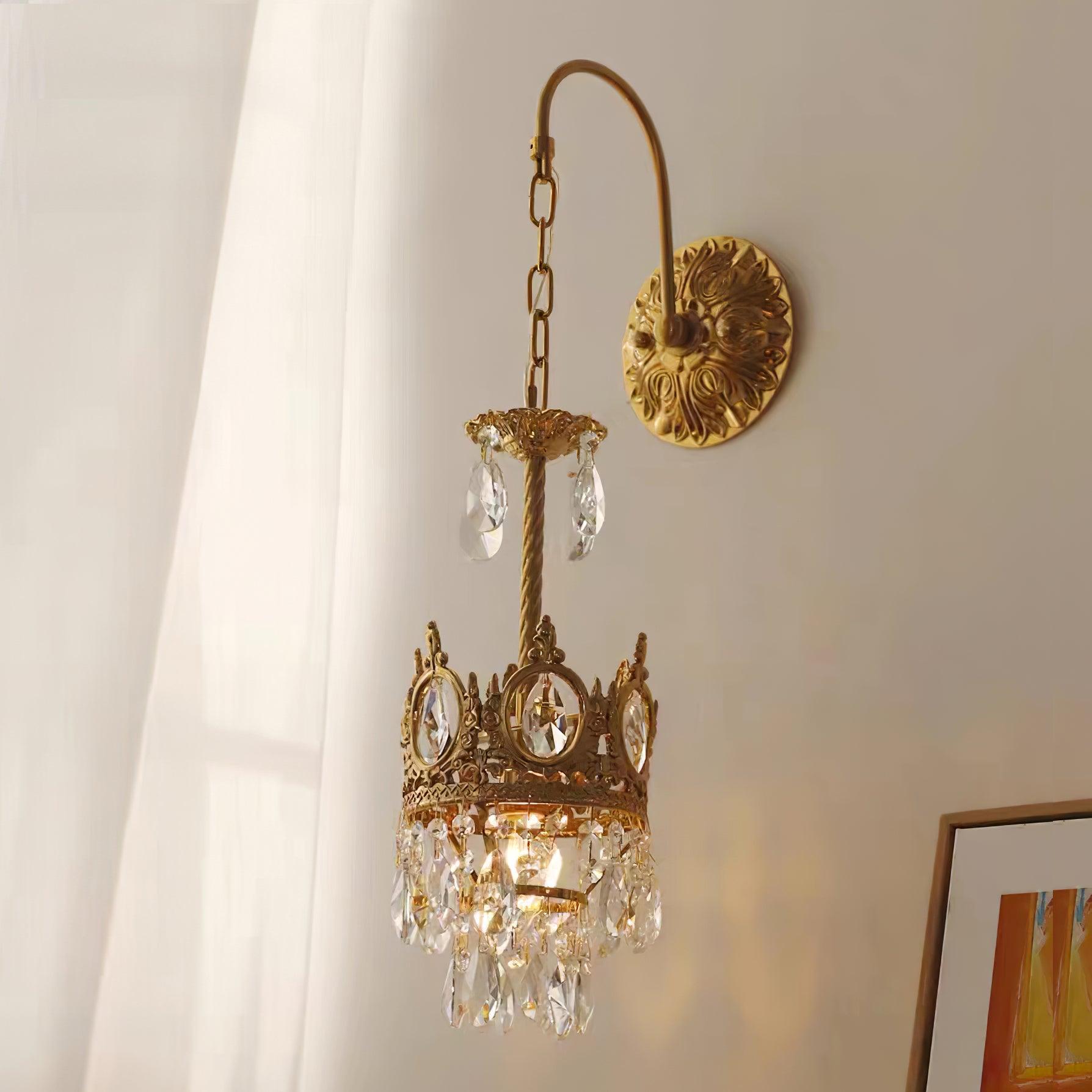 WOW Crystal Crown Wall Light