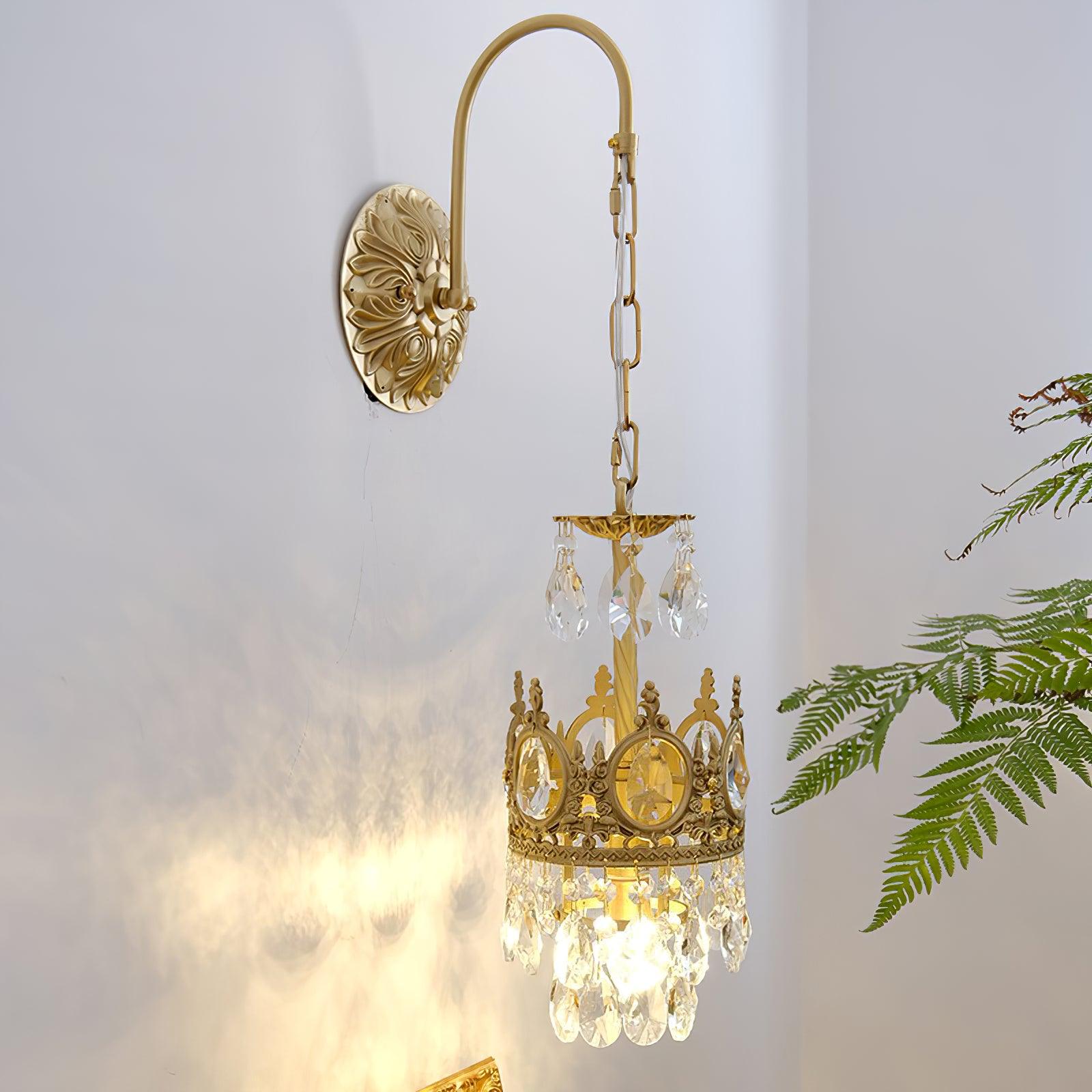 WOW Crystal Crown Wall Light