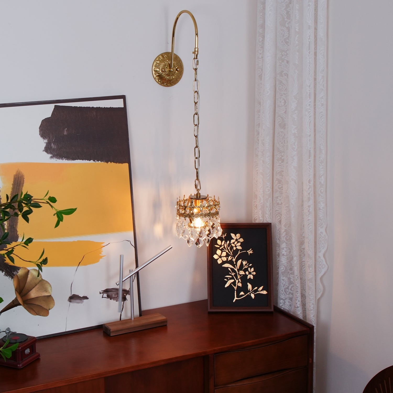 WOW Crystal Crown Sconce