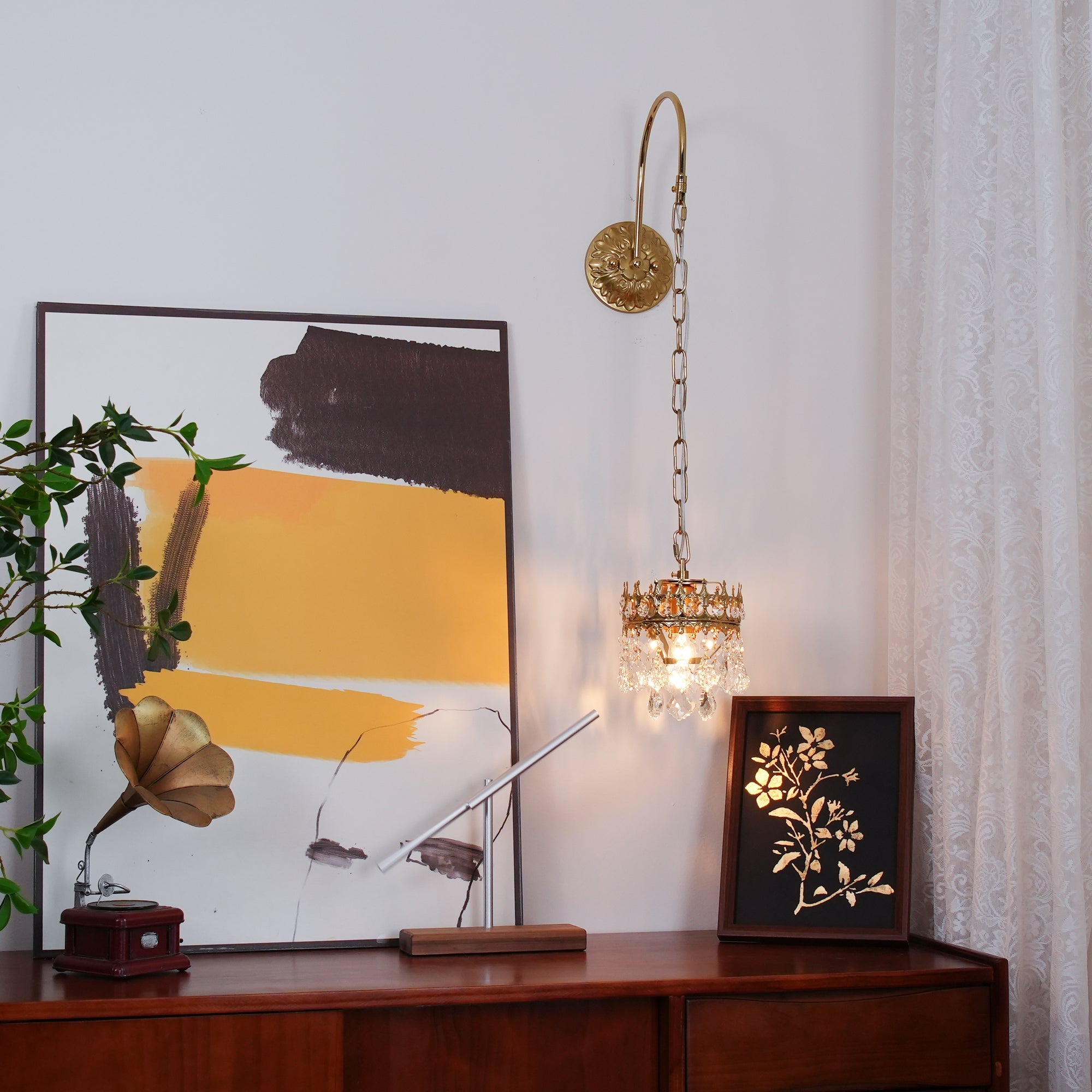 WOW Crystal Crown Sconce