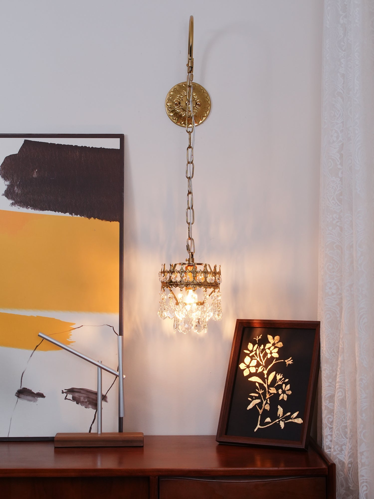 WOW Crystal Crown Sconce