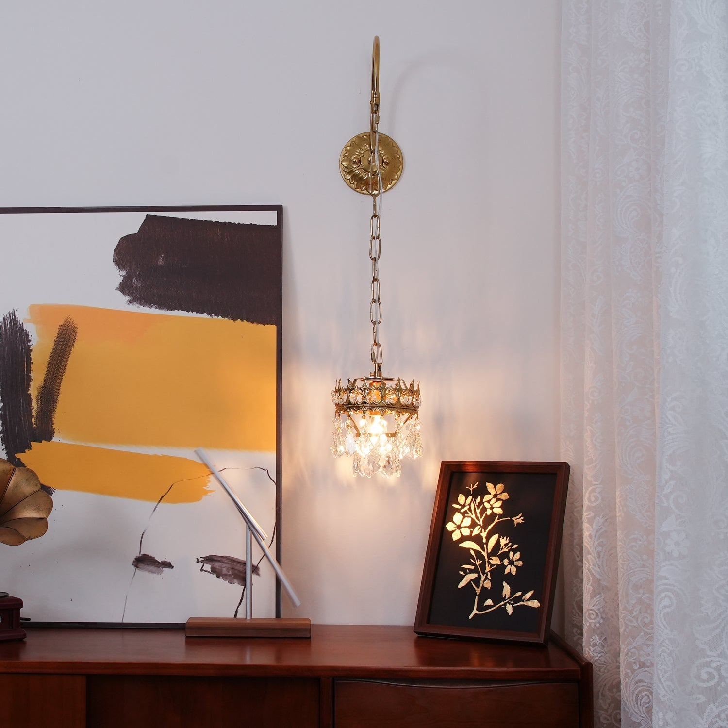 WOW Crystal Crown Sconce