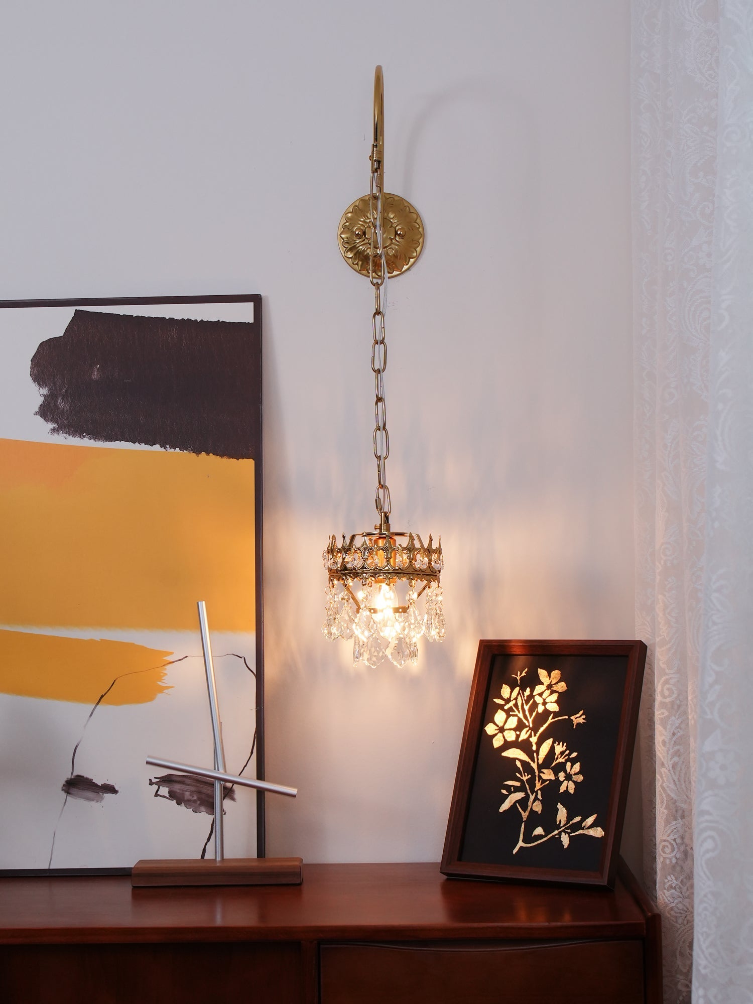 WOW Crystal Crown Sconce