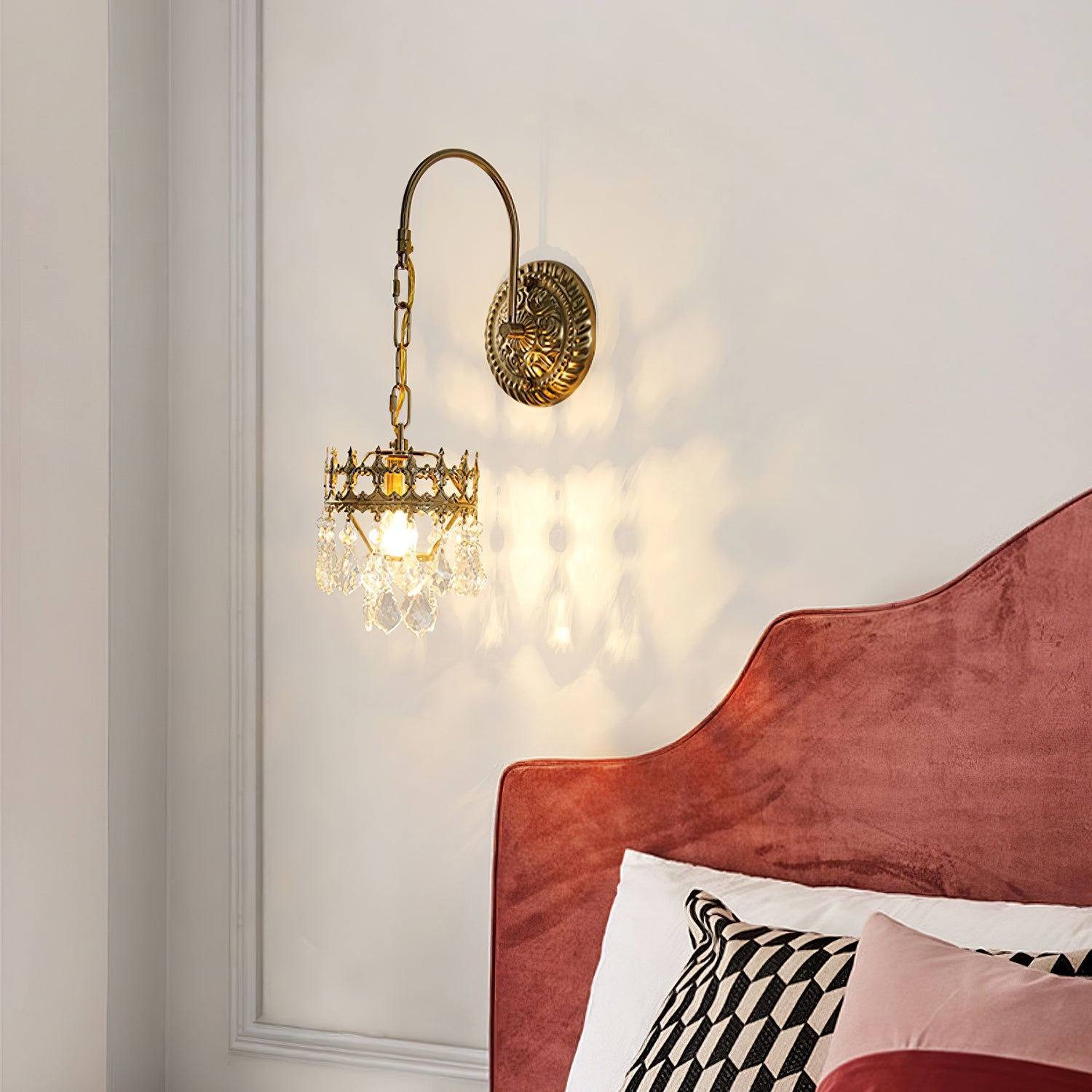 WOW Crystal Crown Sconce