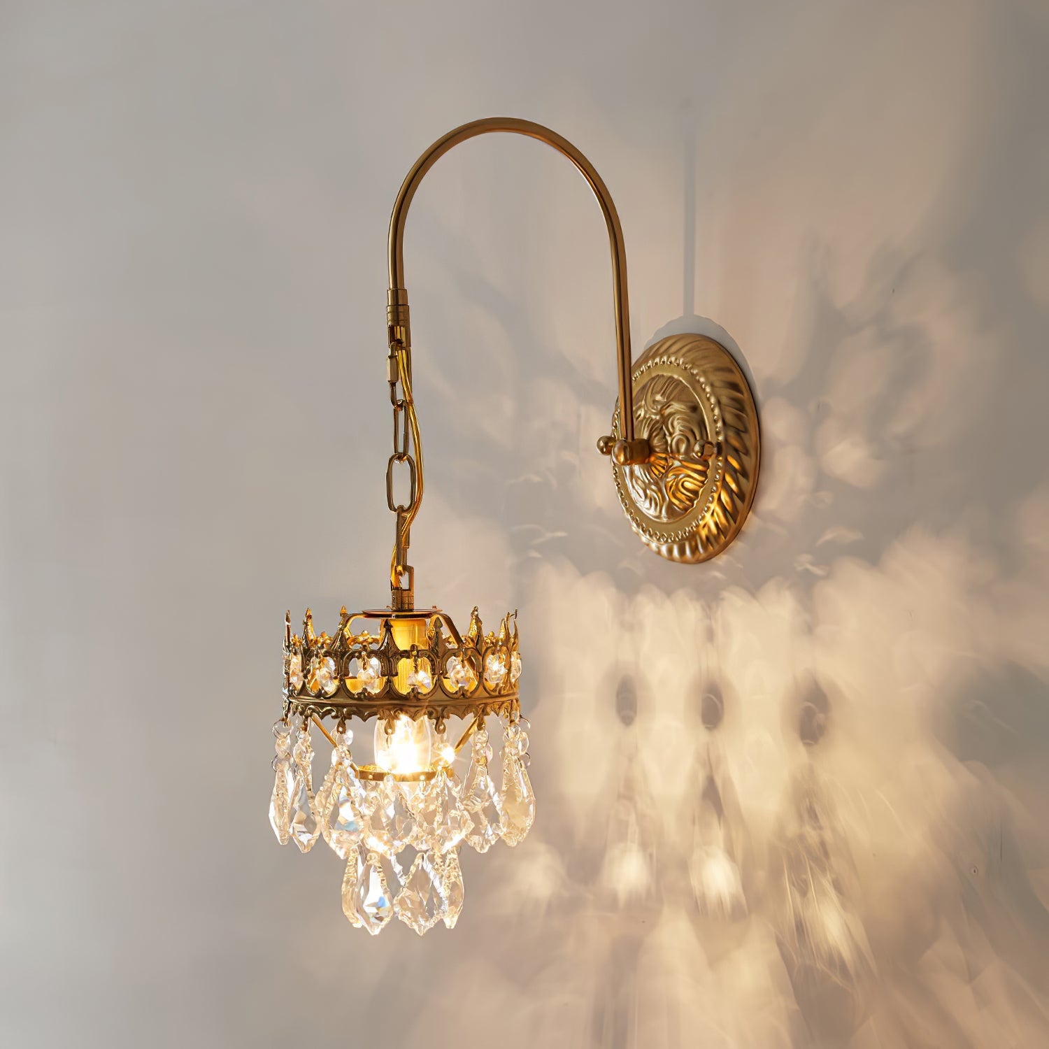 WOW Crystal Crown Sconce